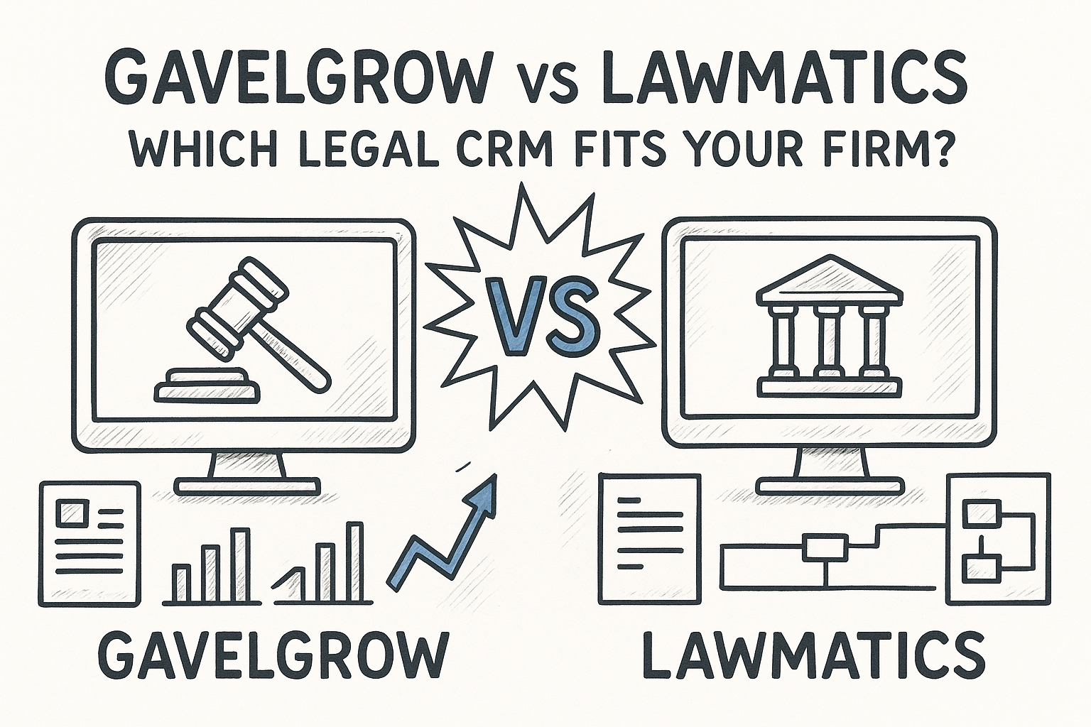 GavelGrow vs Lawmatics: Which Legal CRM Fits Your Firm? — featured image