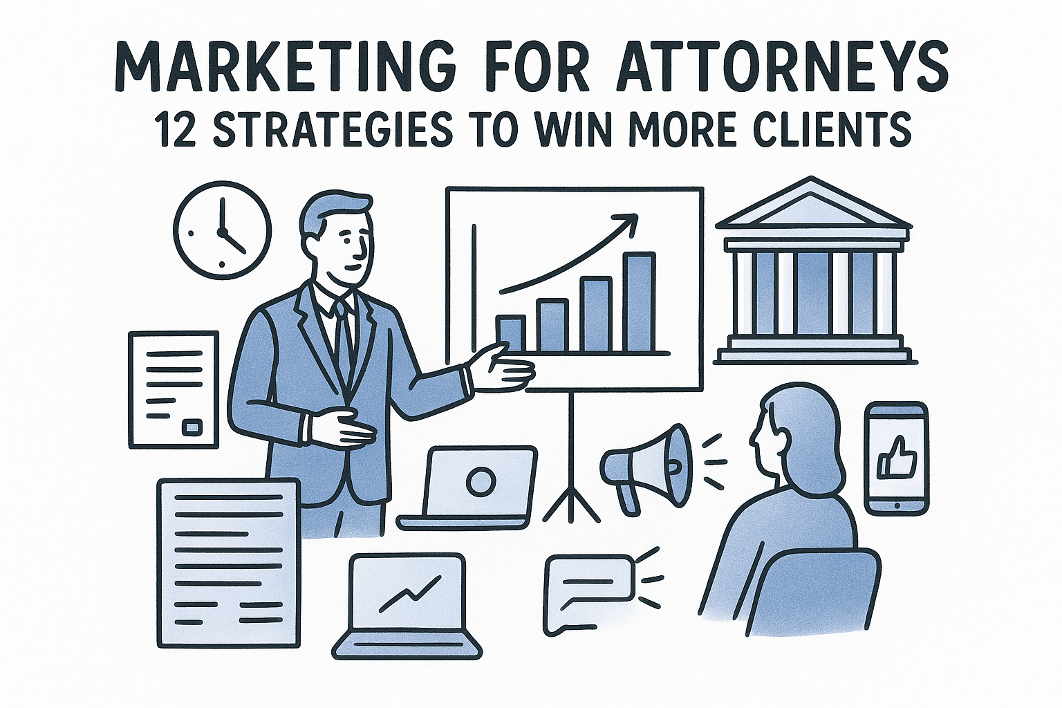 Marketing for Attorneys: 12 Strategies to Win More Clients — featured image