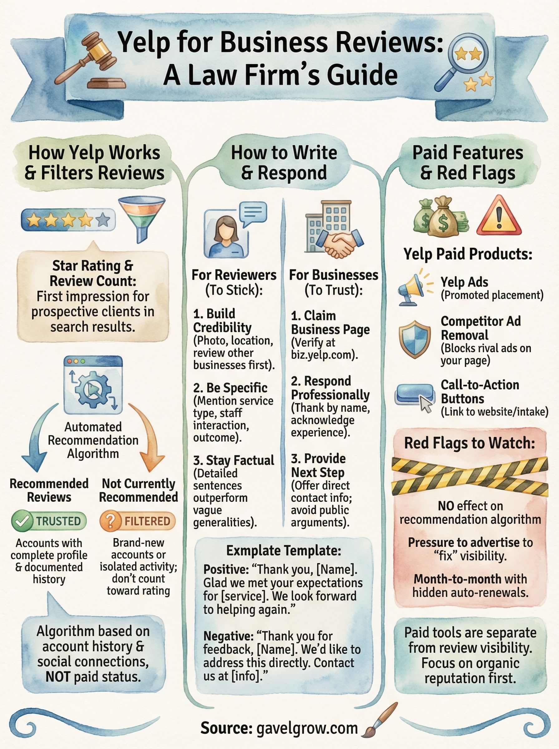 yelp for business reviews infographic
