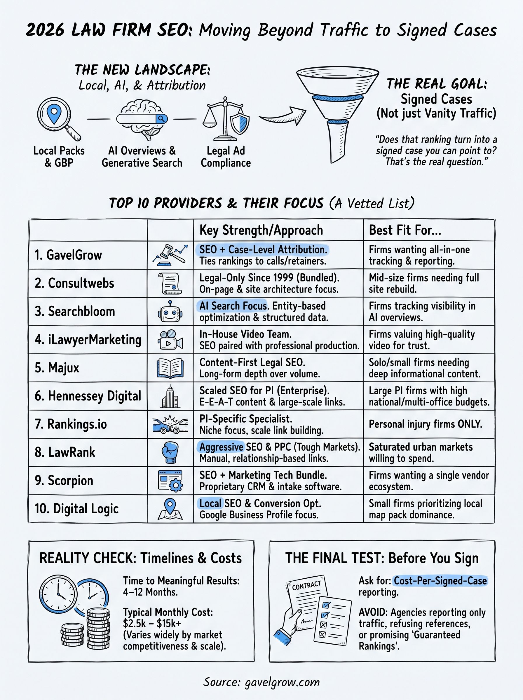 seo services for law firms infographic