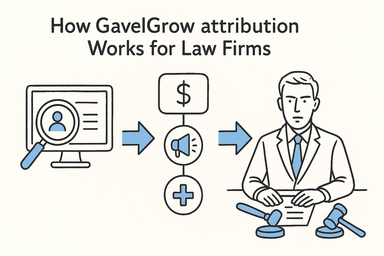 How GavelGrow attribution Works for Law Firms