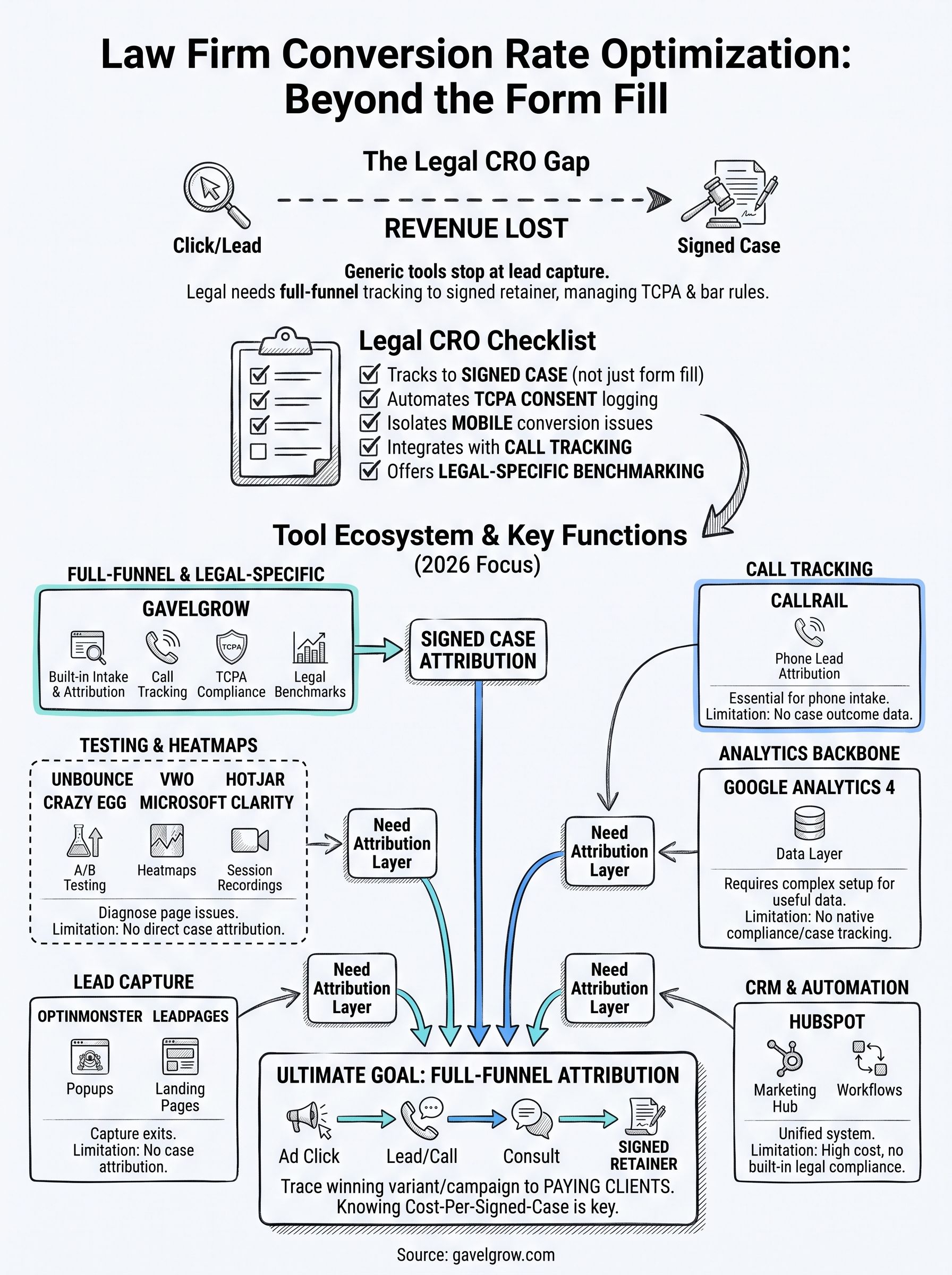 conversion rate optimization tool infographic