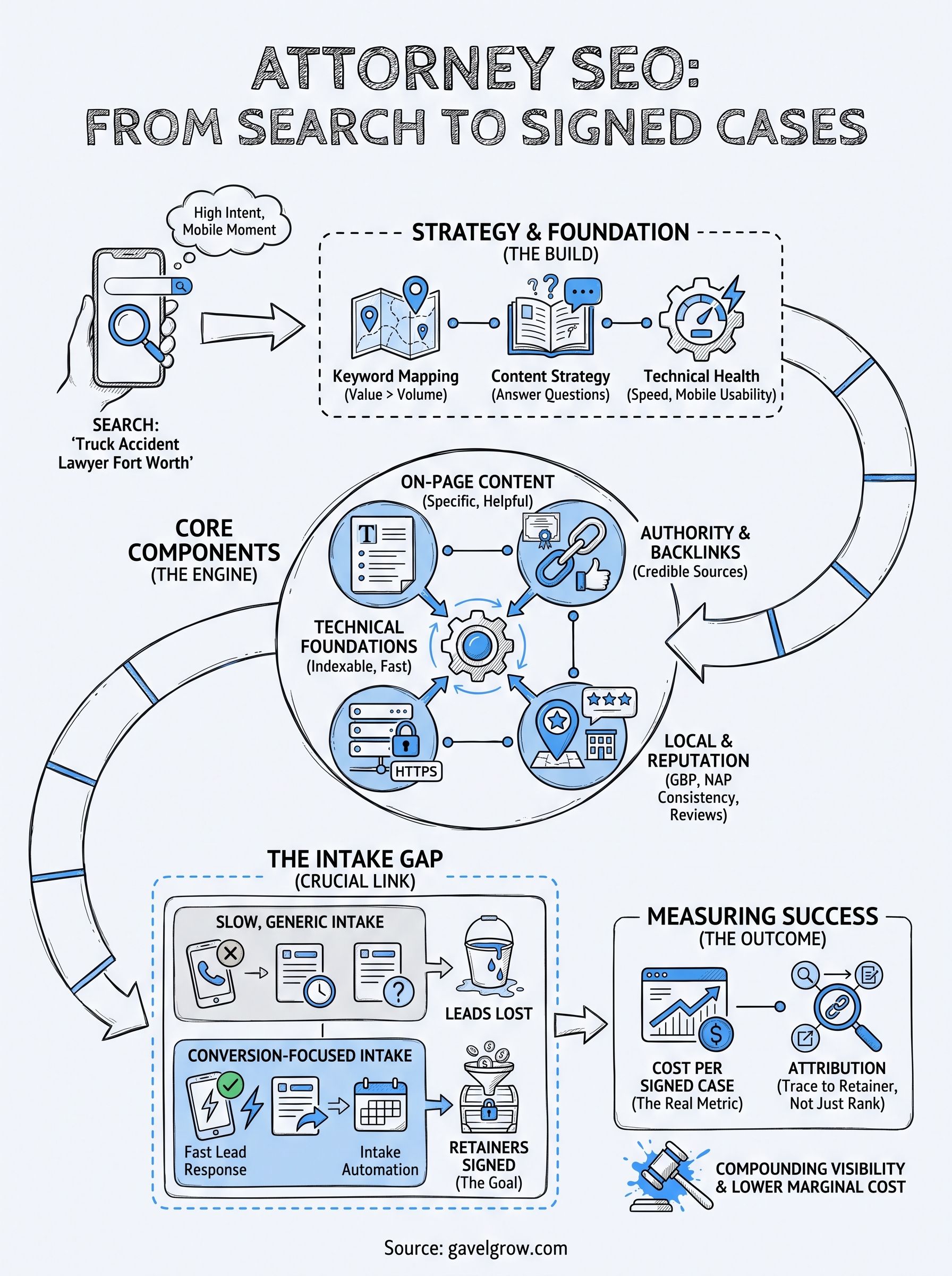 attorney seo infographic