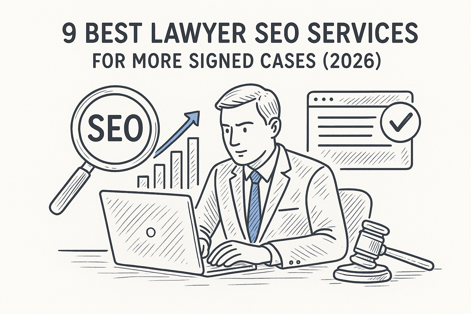 9 Best Lawyer SEO Services for More Signed Cases (2026) — featured image