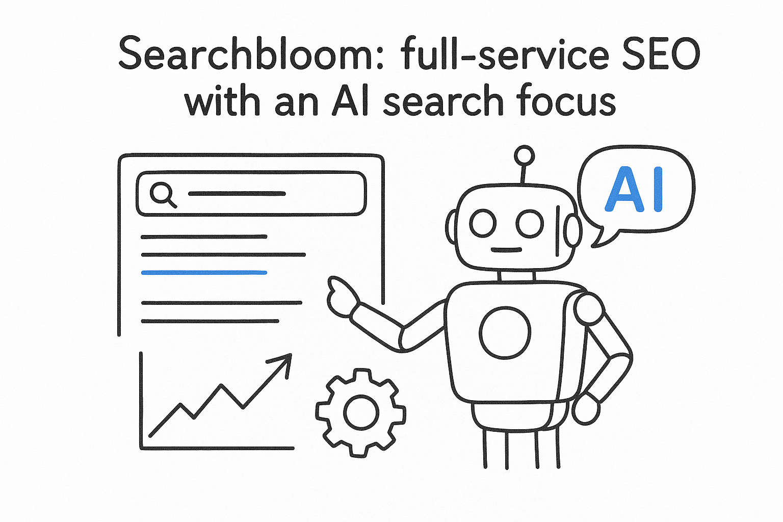 3. Searchbloom: full-service SEO with an AI search focus