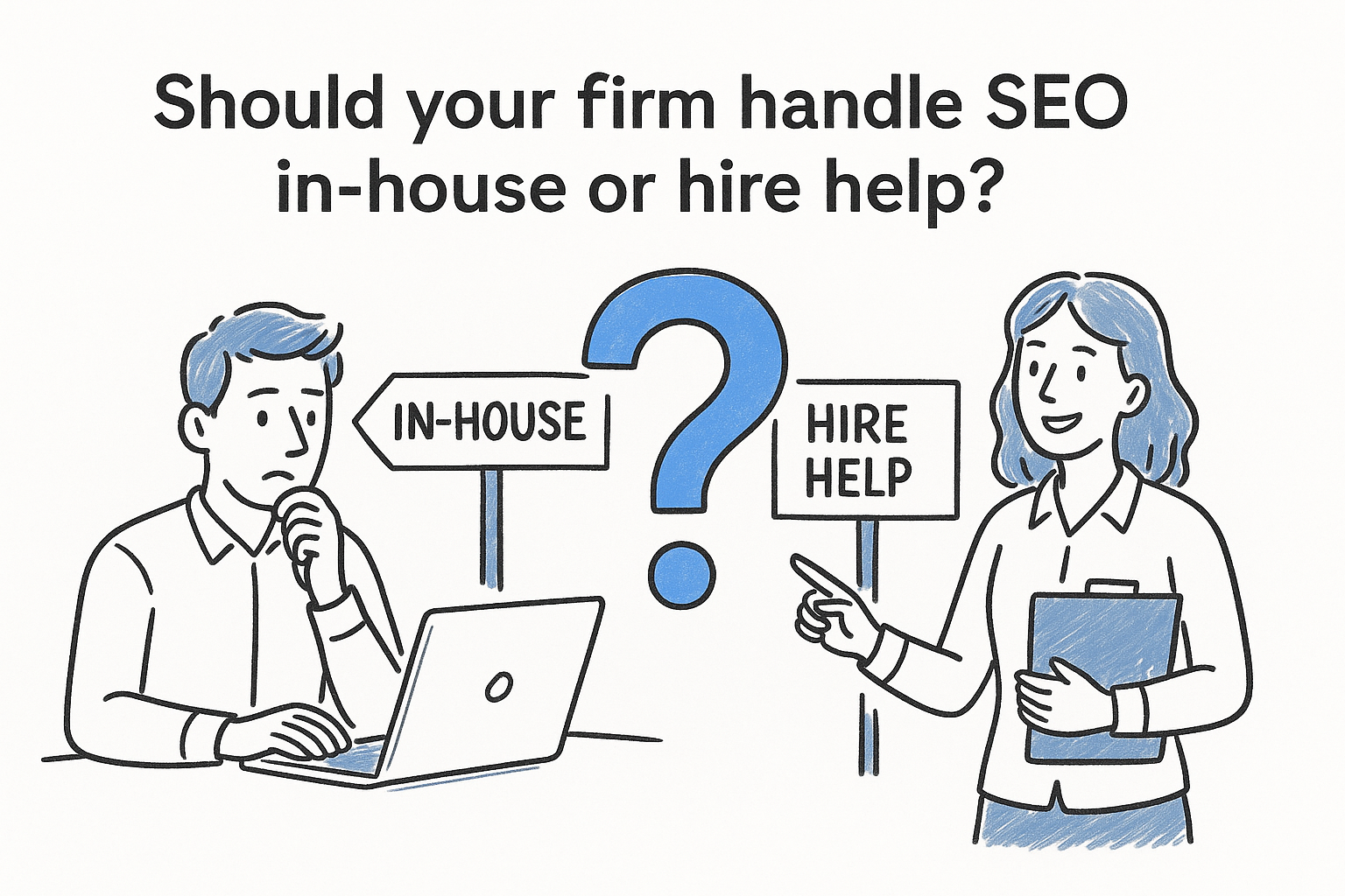 Should your firm handle SEO in-house or hire help?