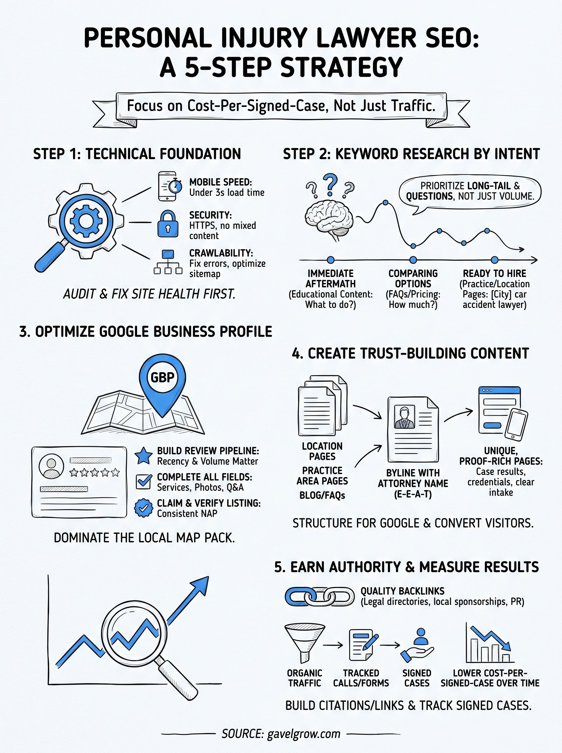 seo for personal injury lawyers infographic