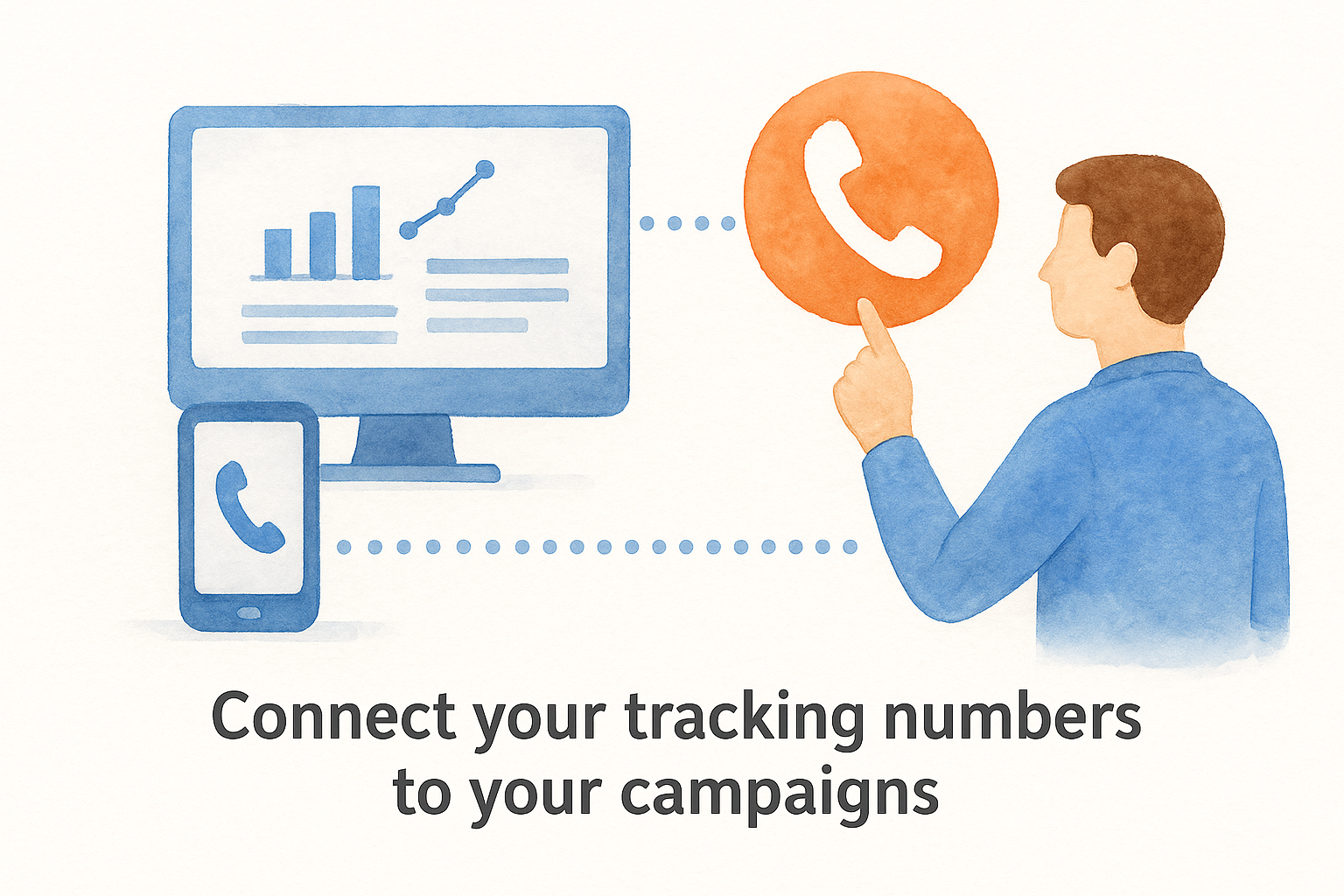 Connect your tracking numbers to your campaigns