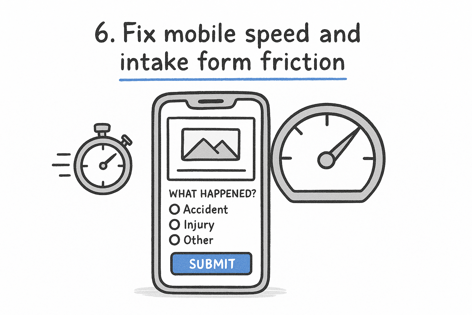 6. Fix mobile speed and intake form friction