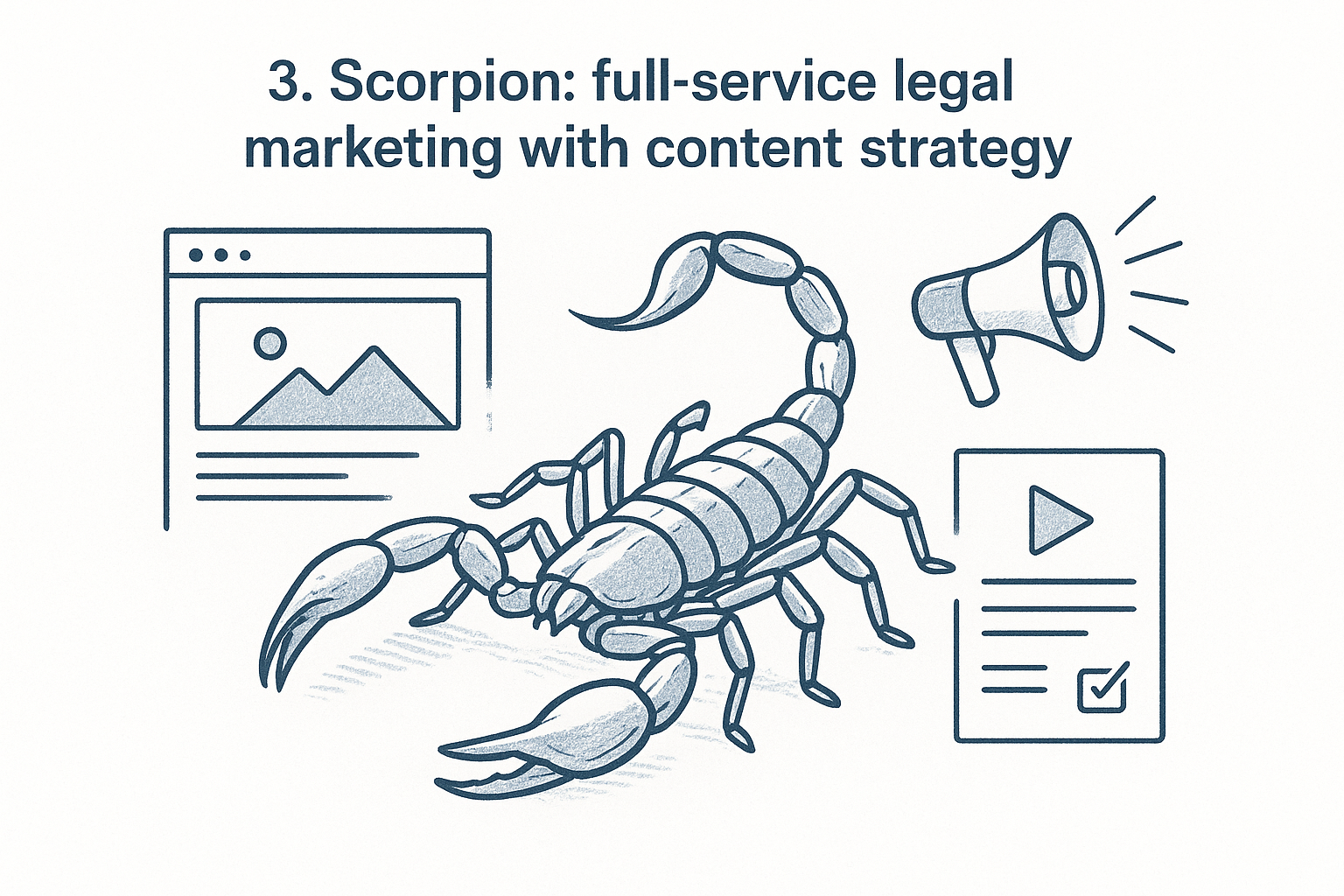 3. Scorpion: full-service legal marketing with content strategy