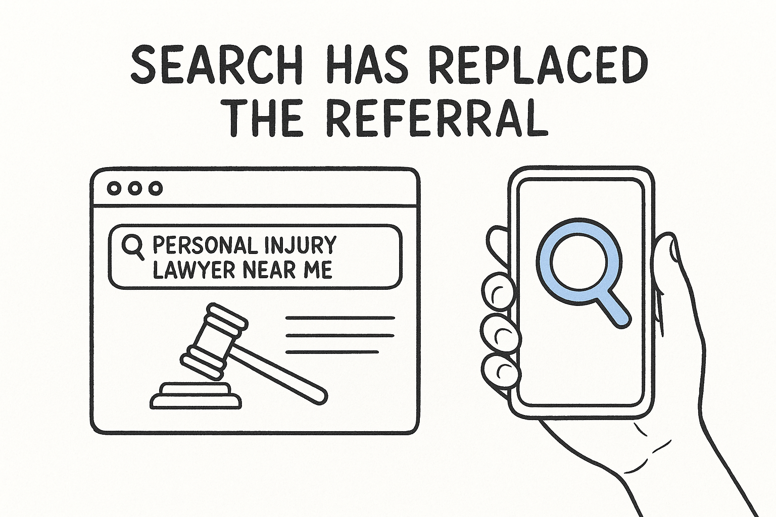 Search has replaced the referral