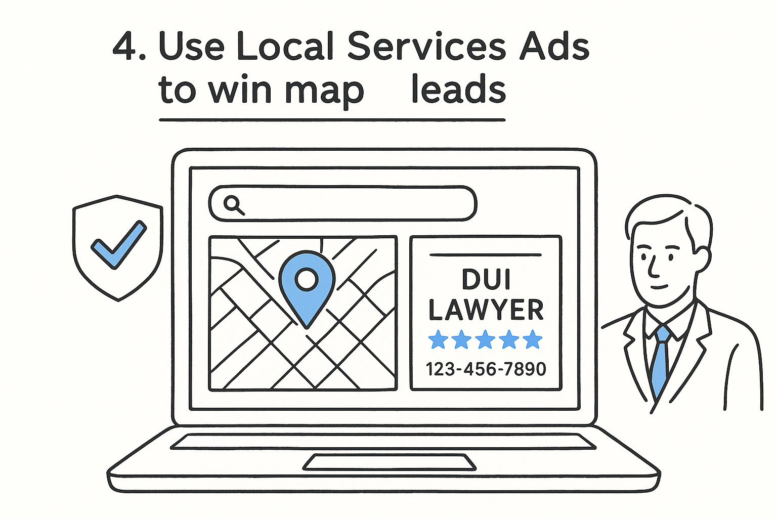 4. Use Local Services Ads to win map leads