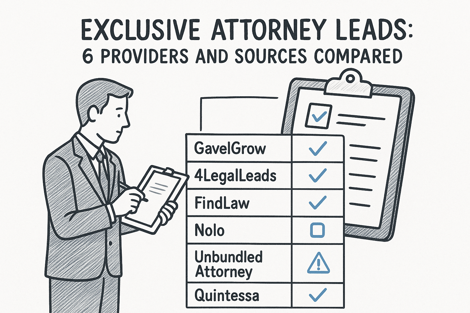 Exclusive Attorney Leads: 6 Providers and Sources Compared — featured image