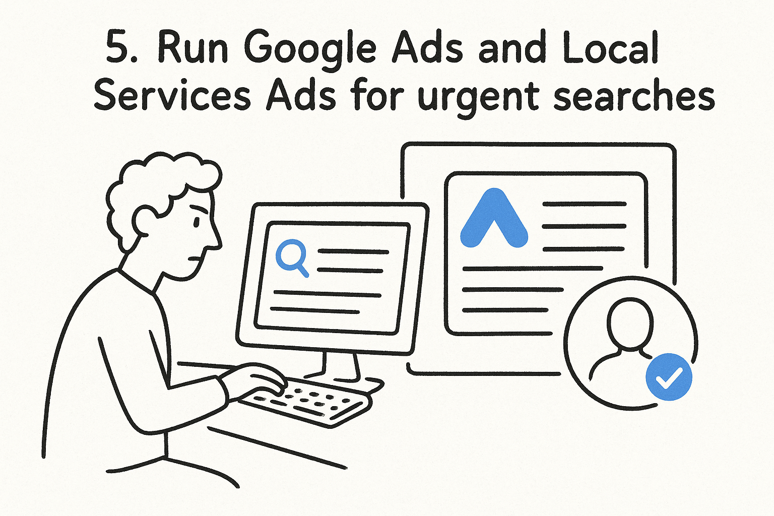5. Run Google Ads and Local Services Ads for urgent searches