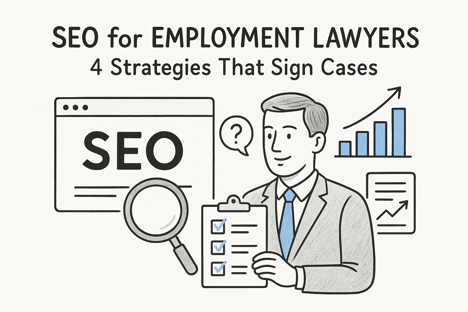 SEO for Employment Lawyers: 4 Strategies That Sign Cases — featured image