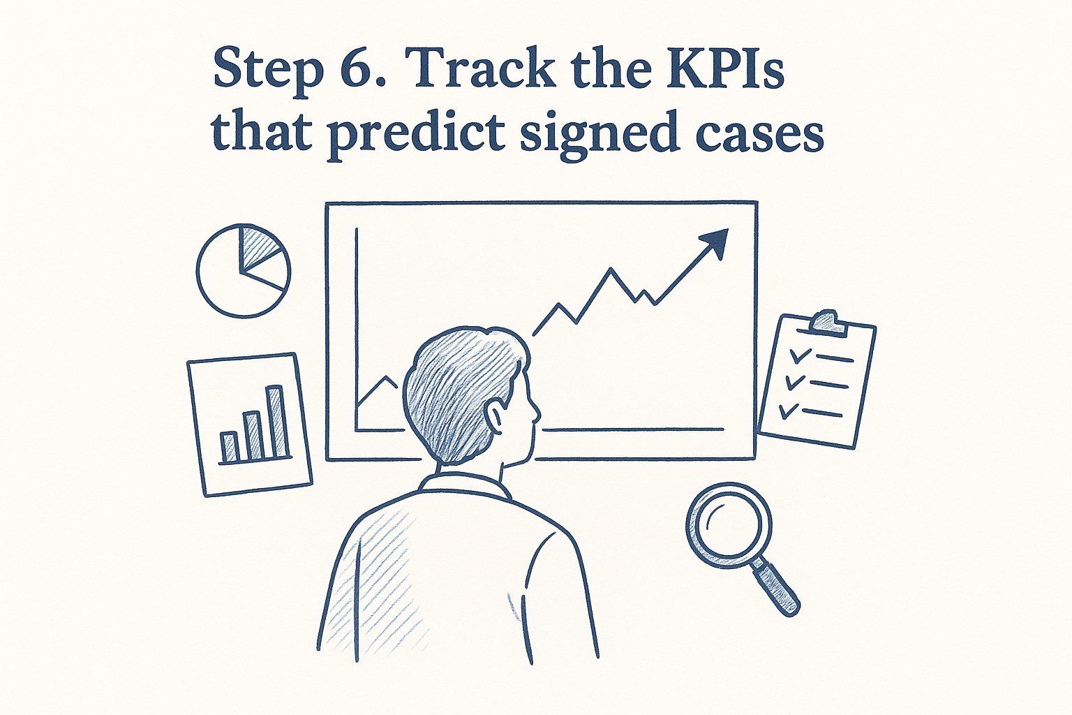 Step 6. Track the KPIs that predict signed cases
