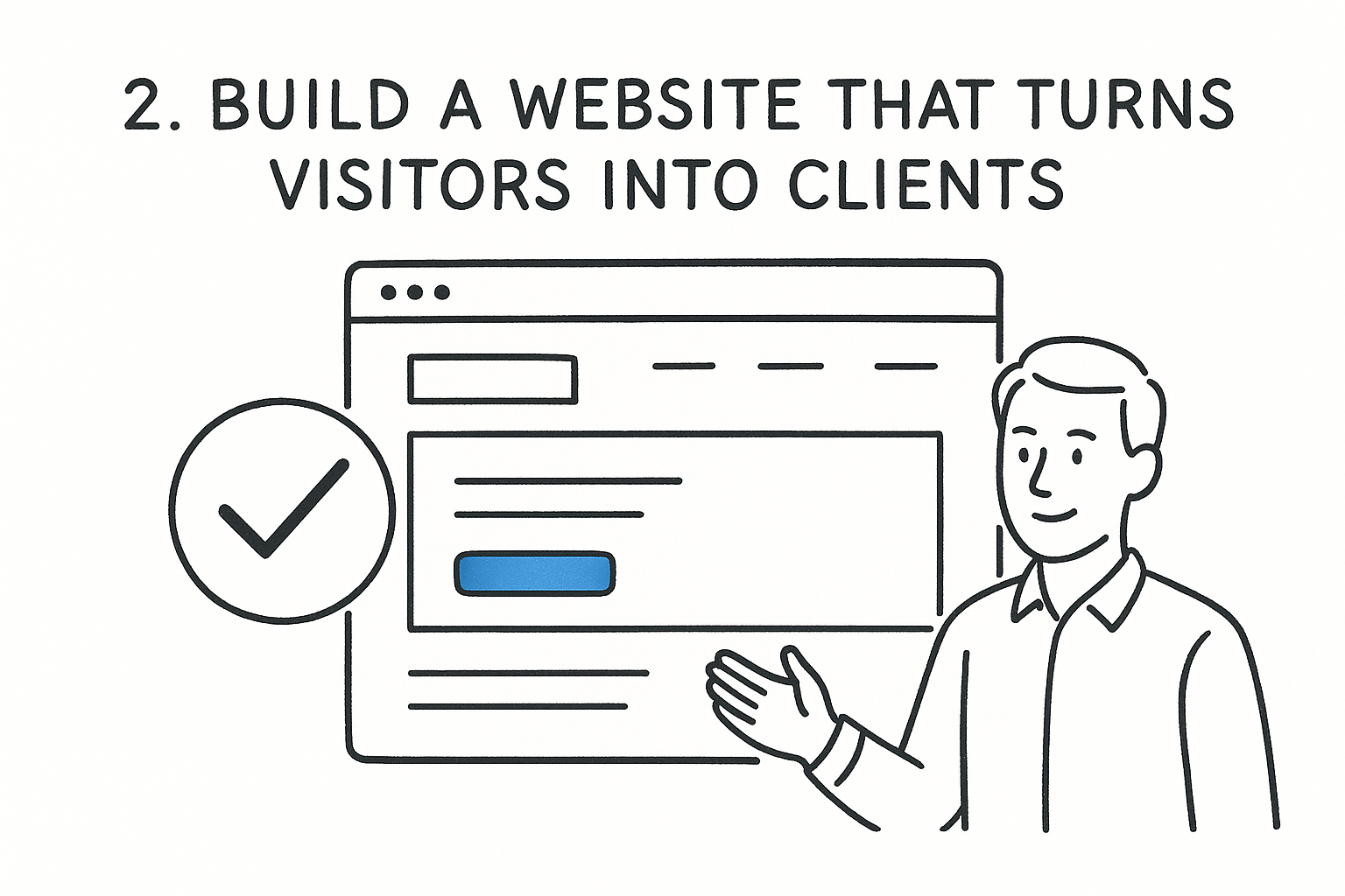 2. Build a website that turns visitors into clients
