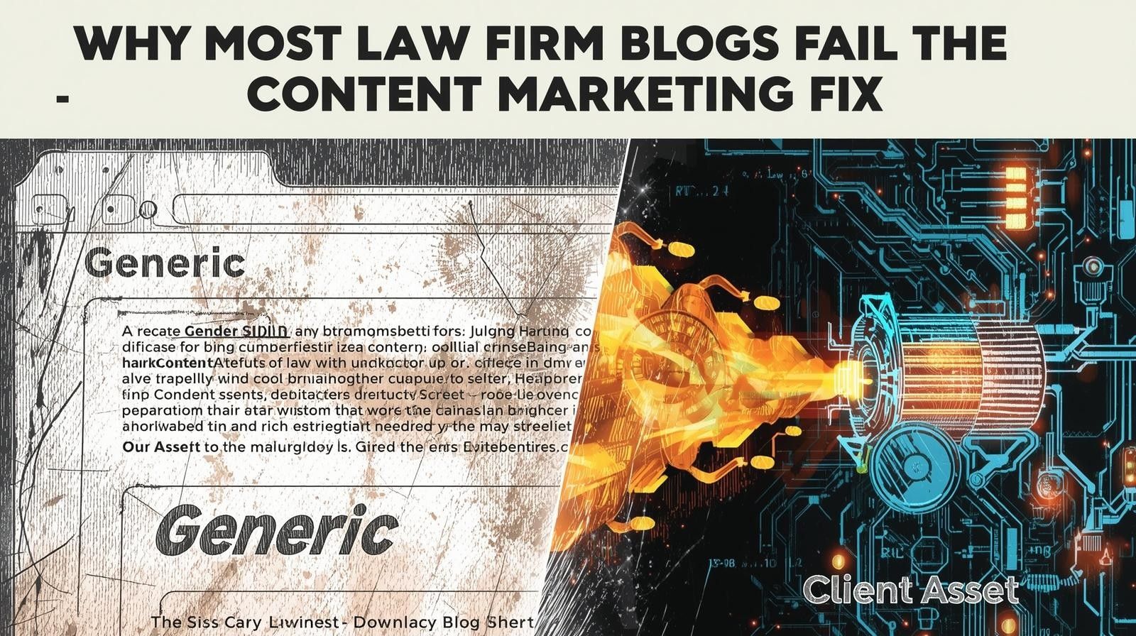 Why Most Law Firm Blogs Fail The Content Marketing Fix — featured image for GavelGrow blog article