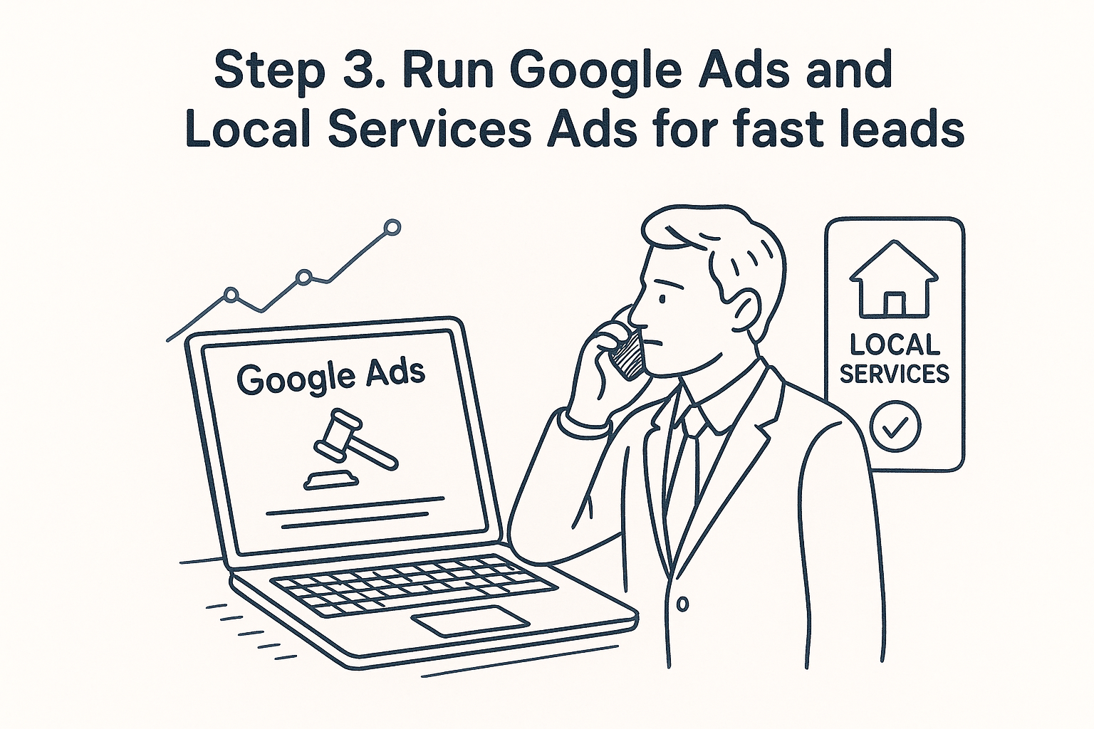 Step 3. Run Google Ads and Local Services Ads for fast leads