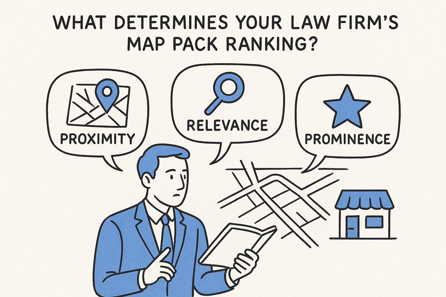 What determines your law firm's map pack ranking?
