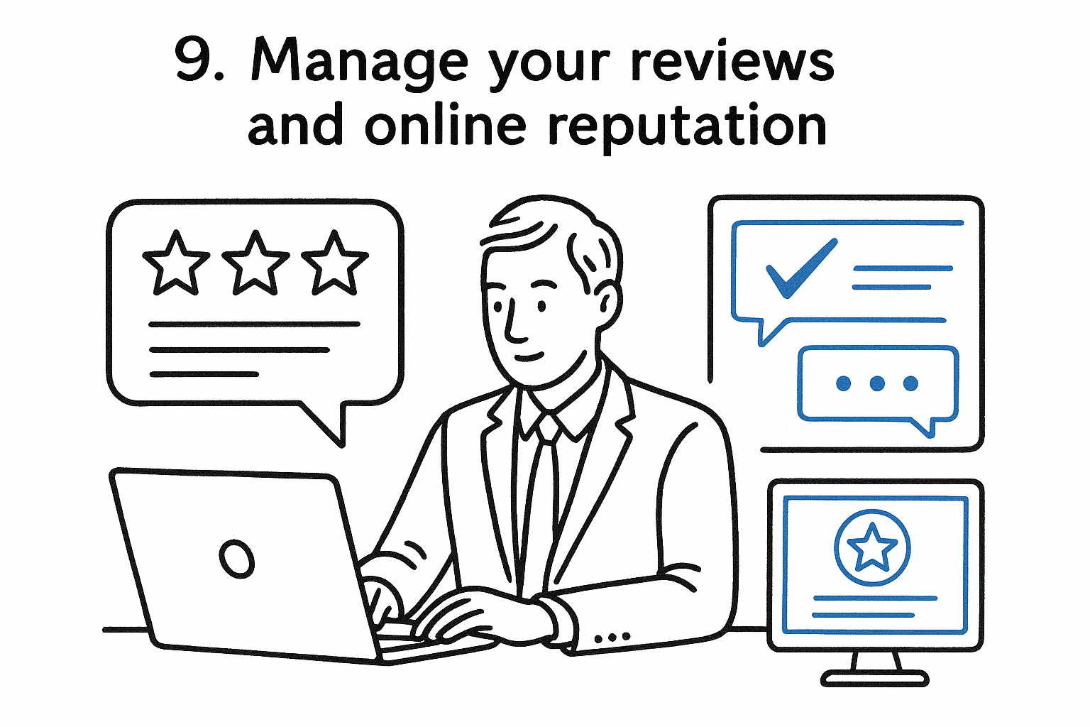9. Manage your reviews and online reputation
