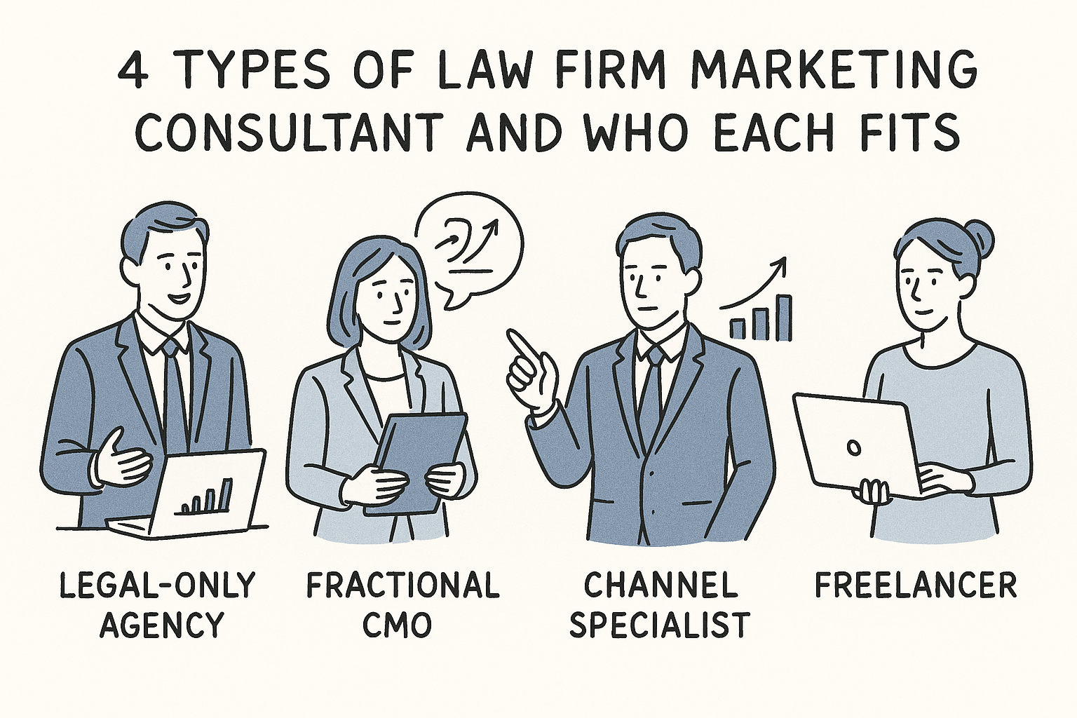 4 Types of Law Firm Marketing Consultant and Who Each Fits — featured image