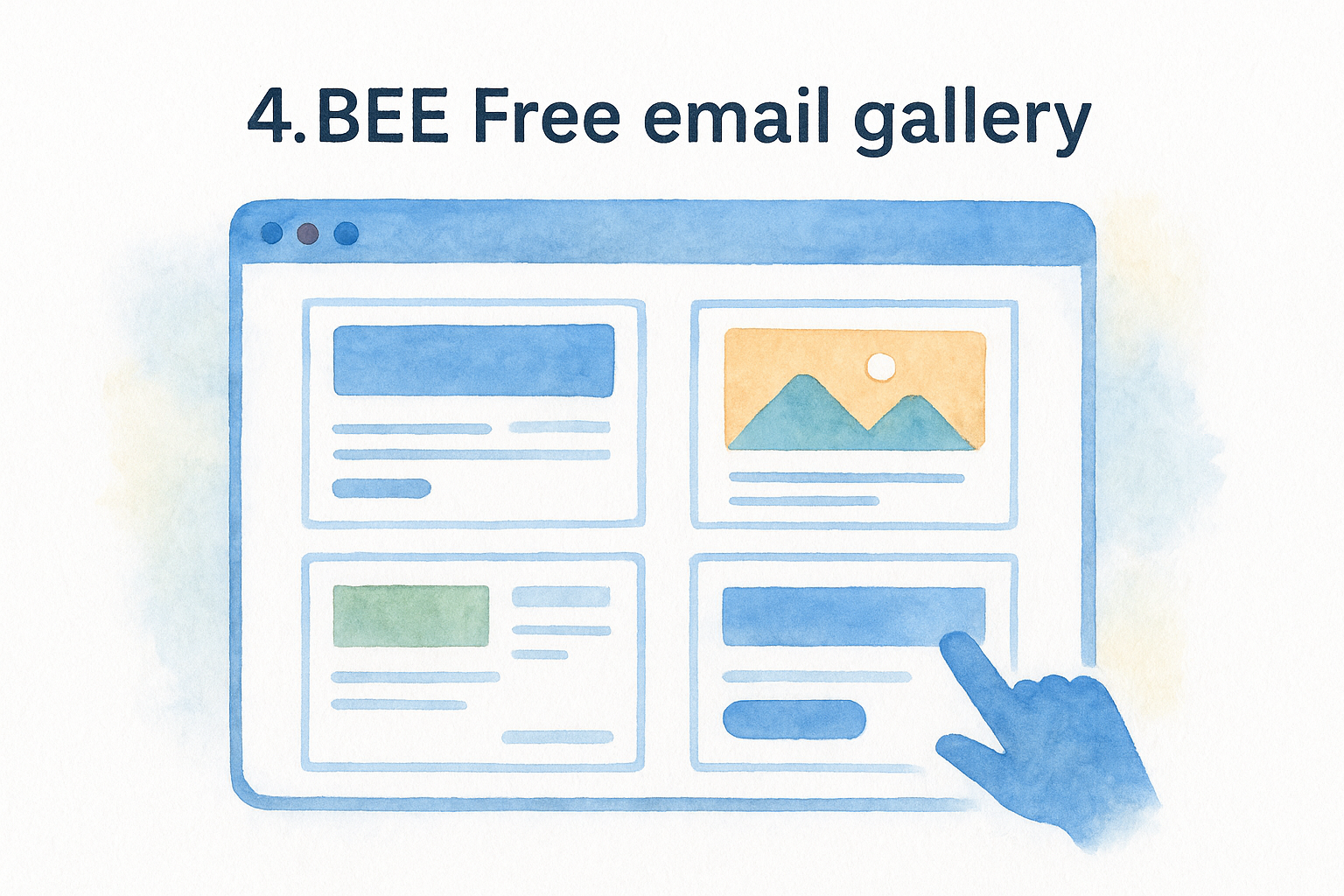 4. BEE Free email gallery