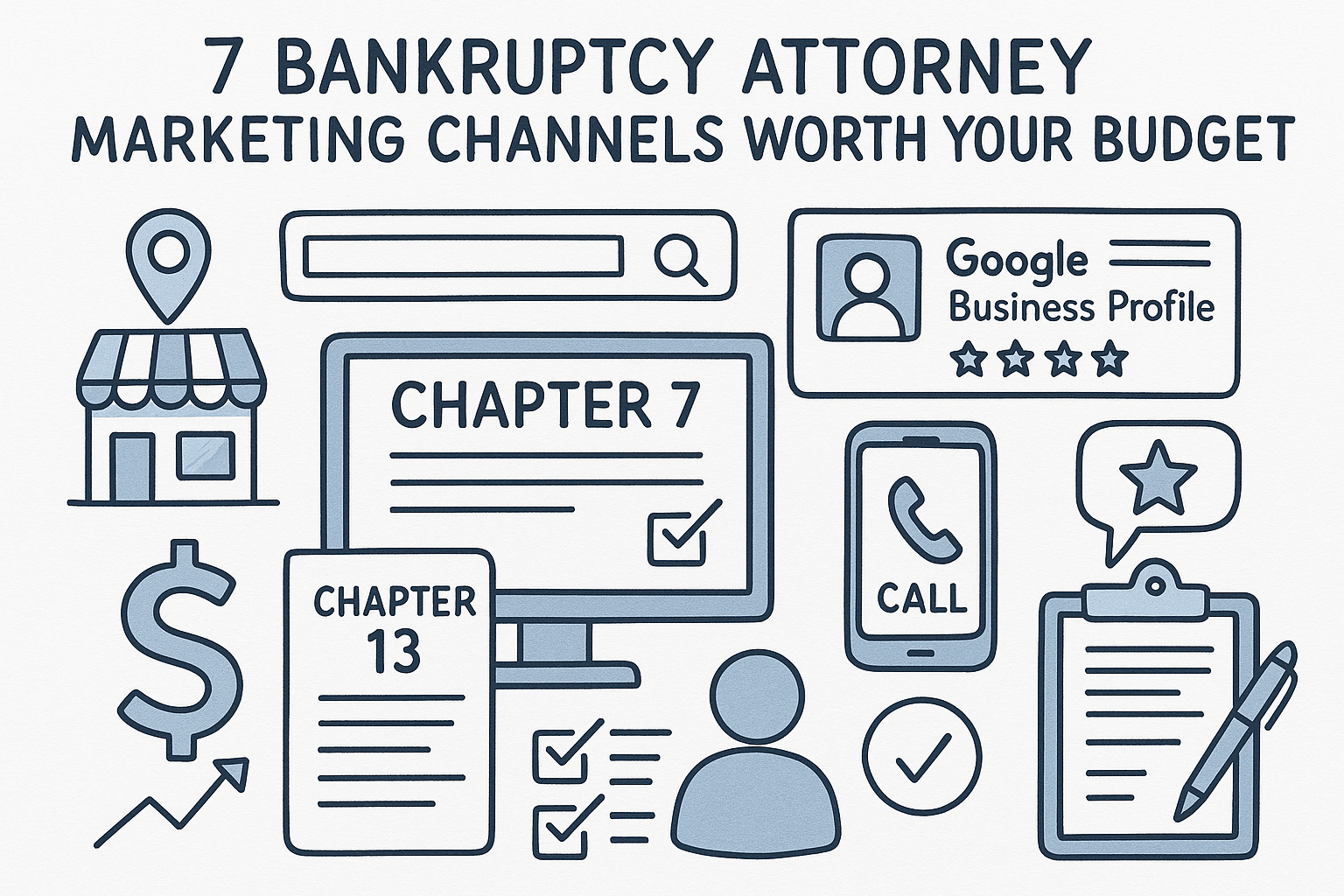 7 Bankruptcy Attorney Marketing Channels Worth Your Budget — featured image