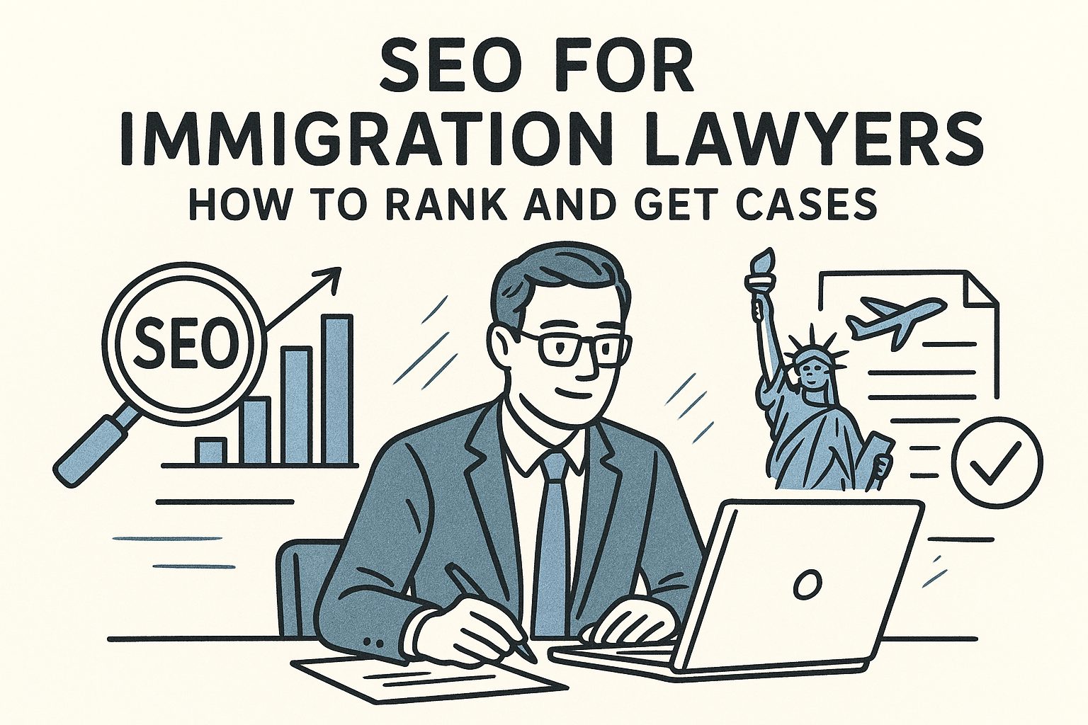 SEO for Immigration Lawyers: How to Rank and Get Cases — featured image