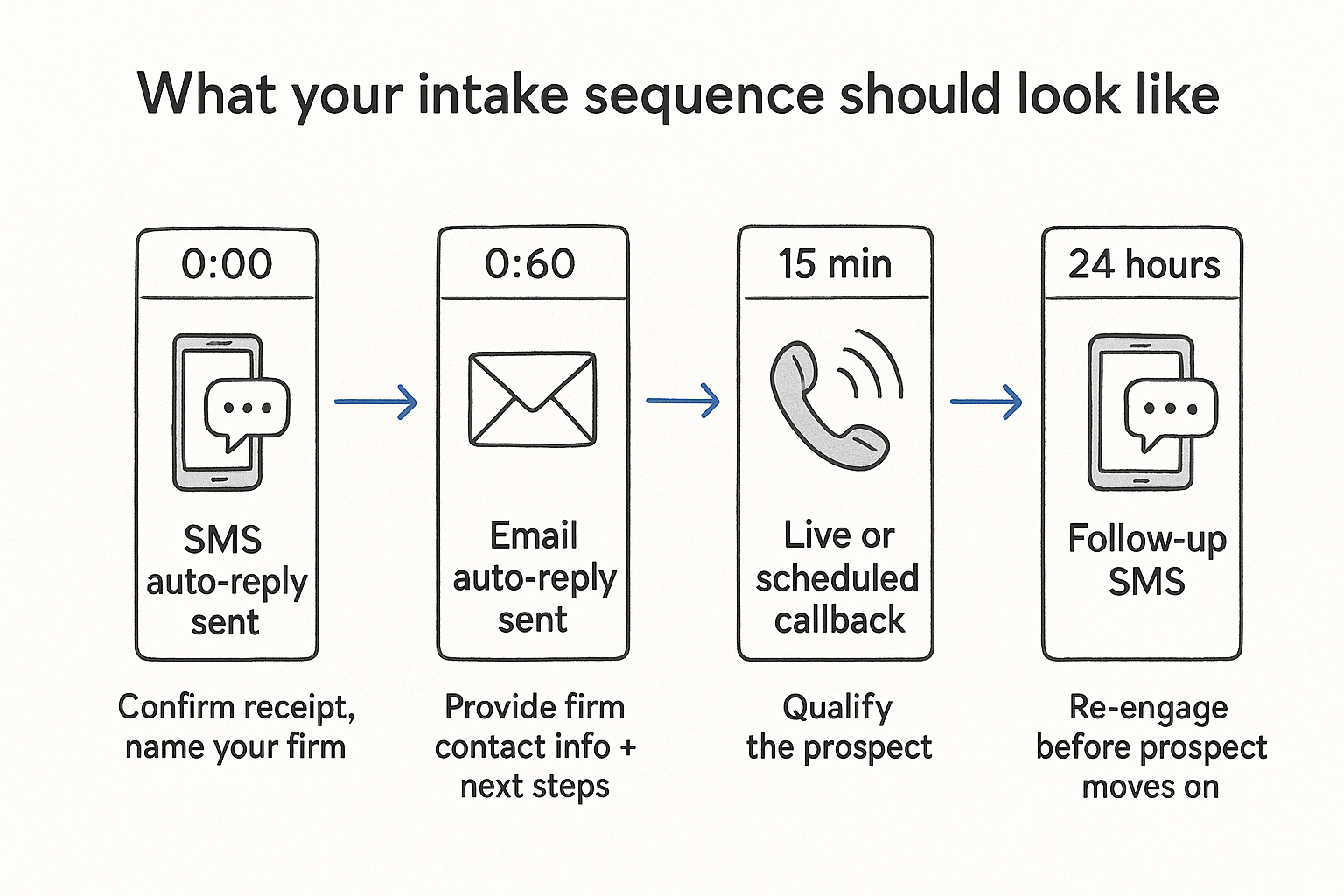 What your intake sequence should look like