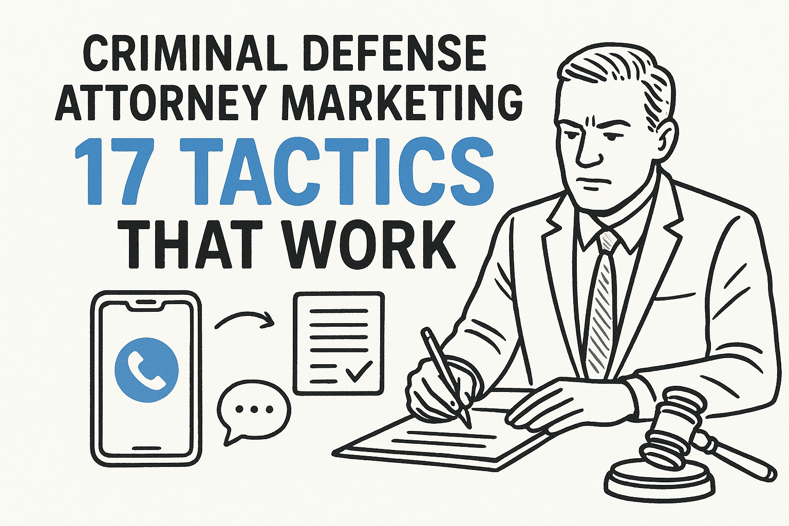 Criminal Defense Attorney Marketing: 17 Tactics That Work — featured image