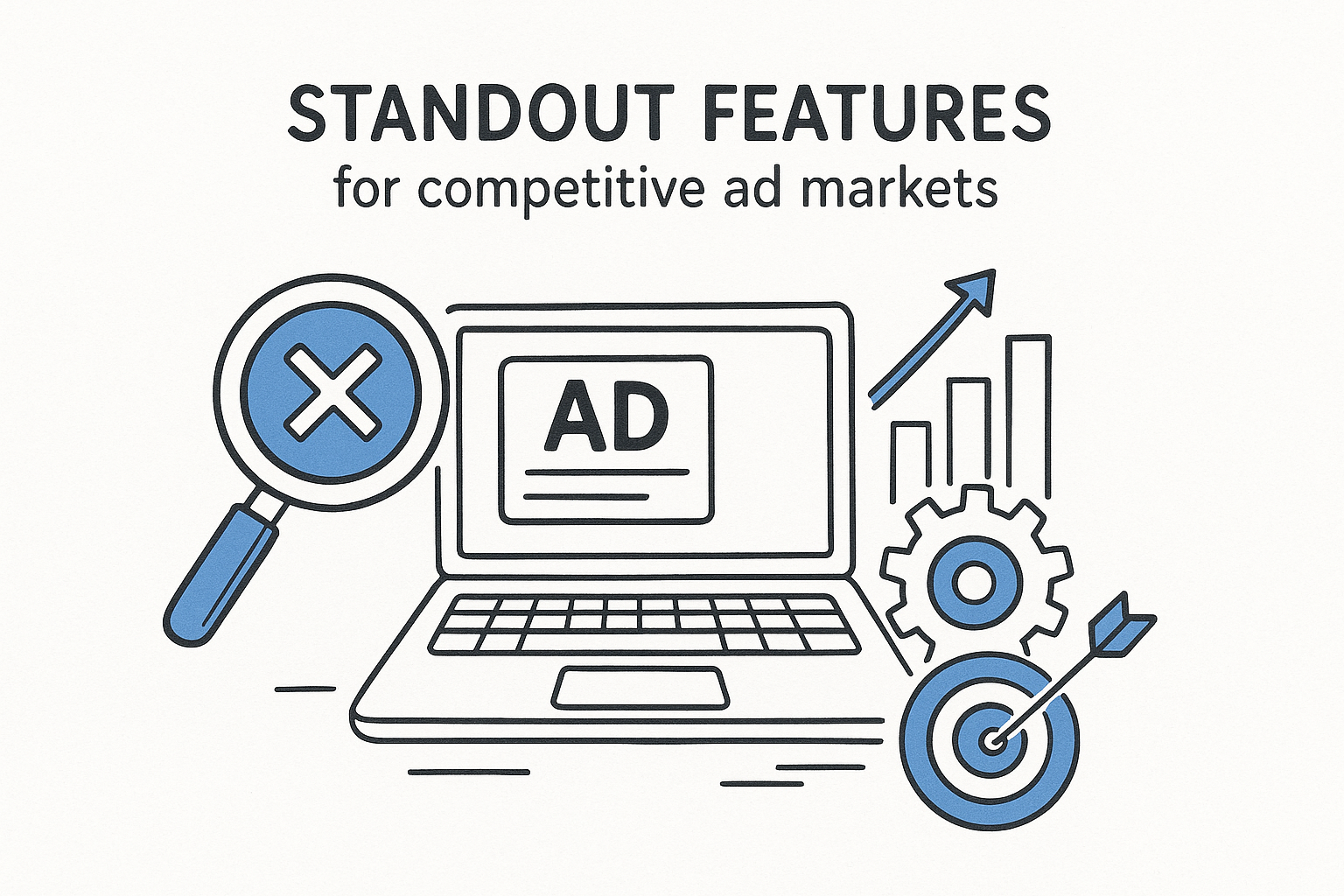 Standout features for competitive ad markets