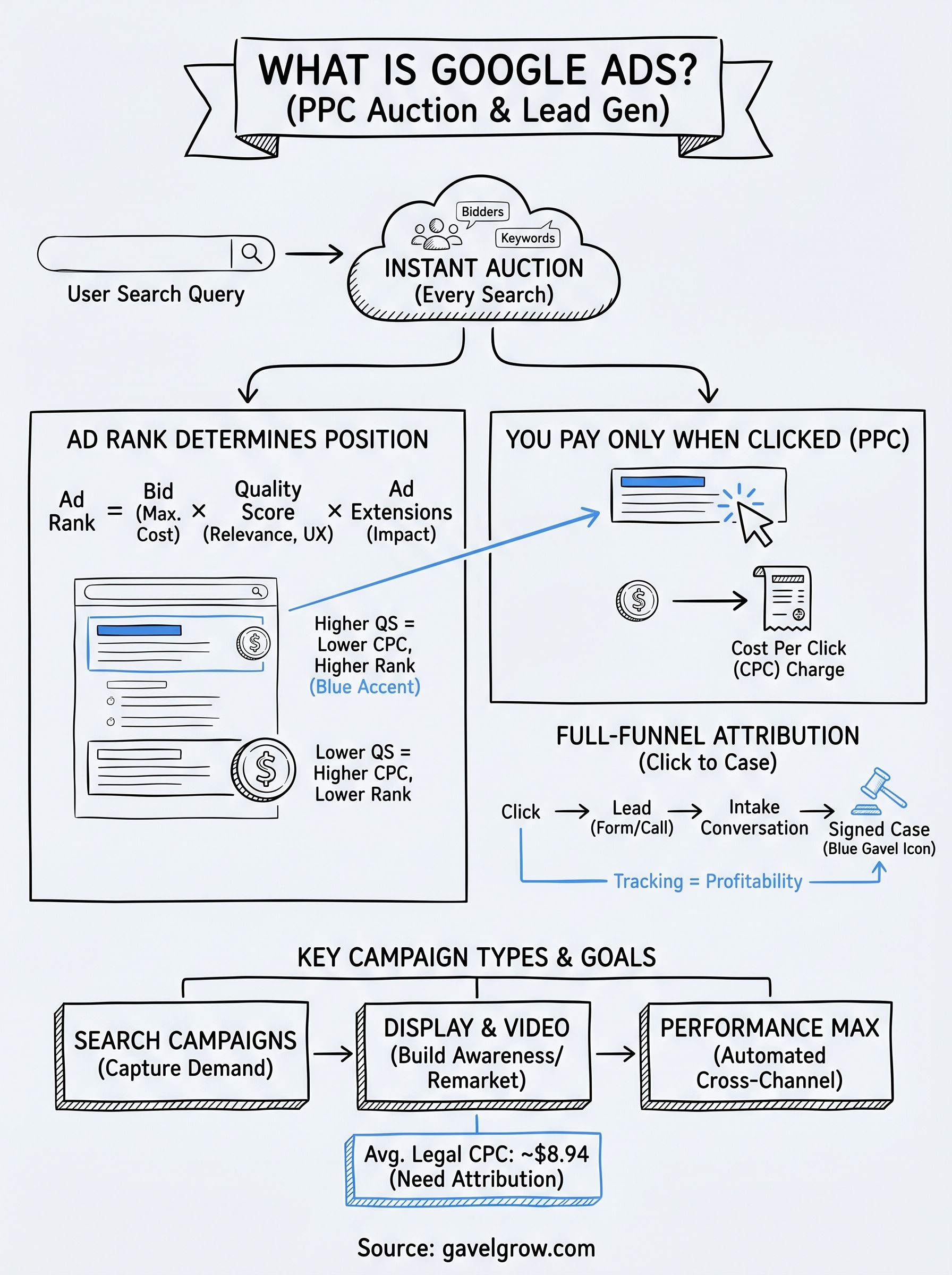 what is google ads infographic