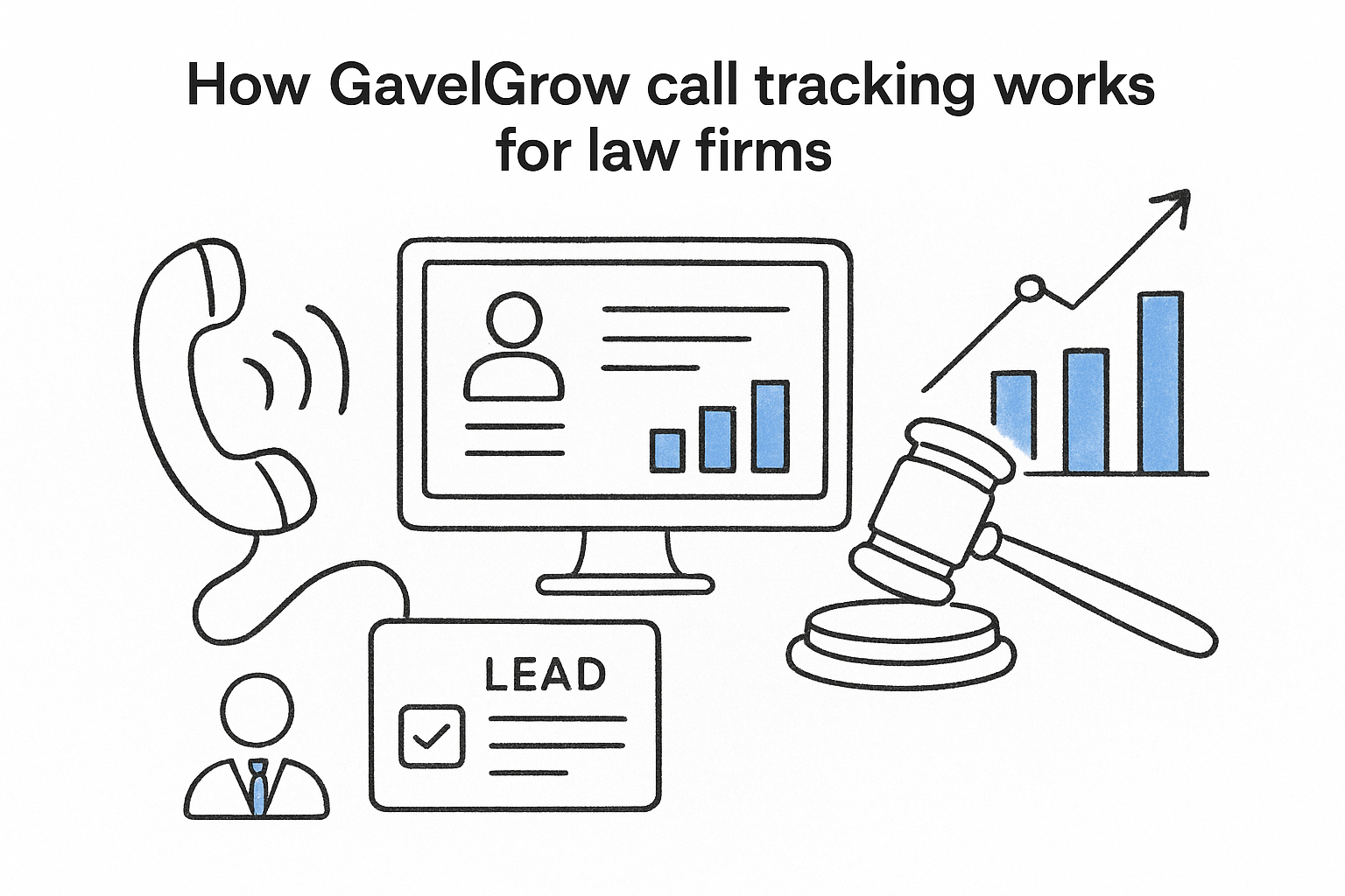 How GavelGrow call tracking works for law firms