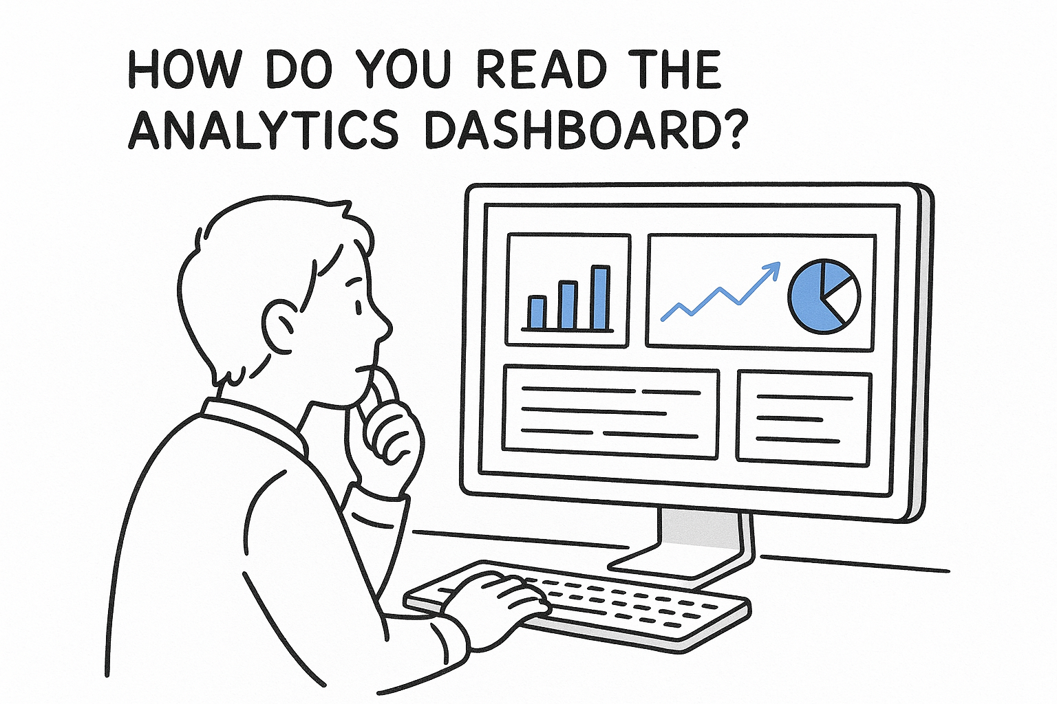 How do you read the analytics dashboard?