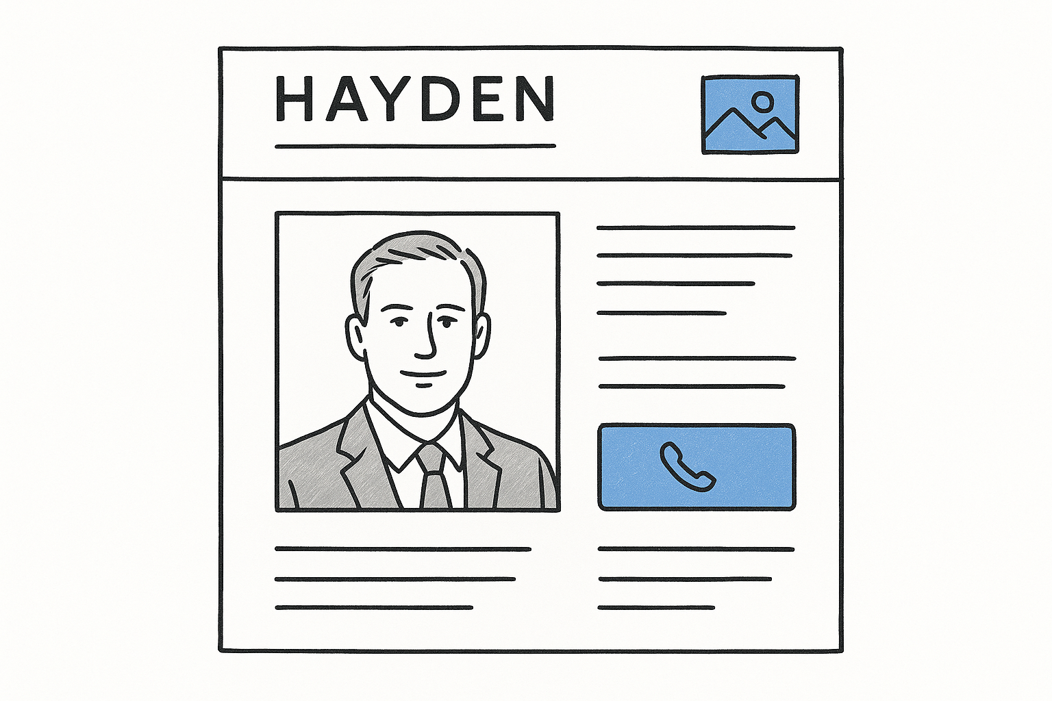 3. Squarespace Hayden template