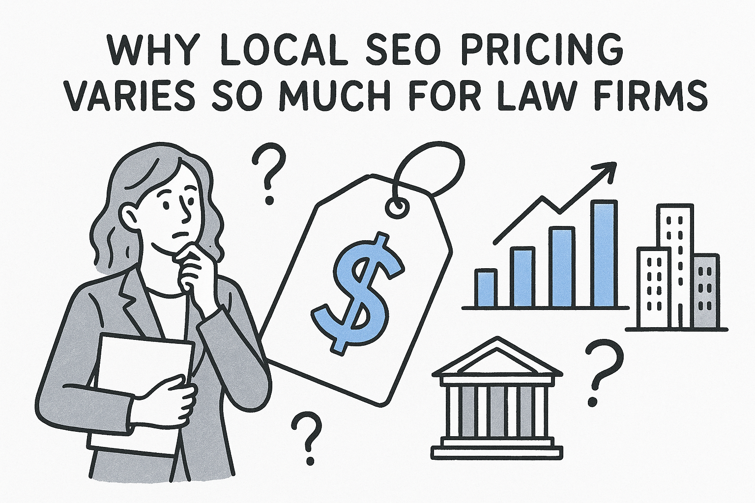 Why local SEO pricing varies so much for law firms