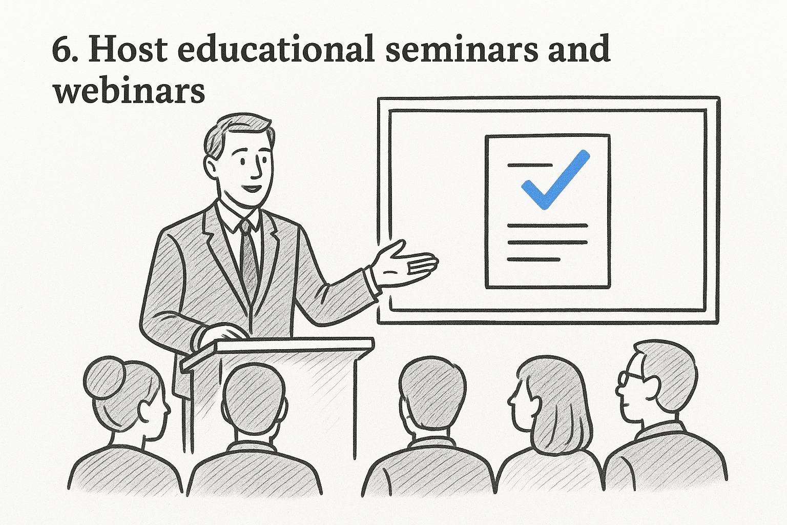 6. Host educational seminars and webinars