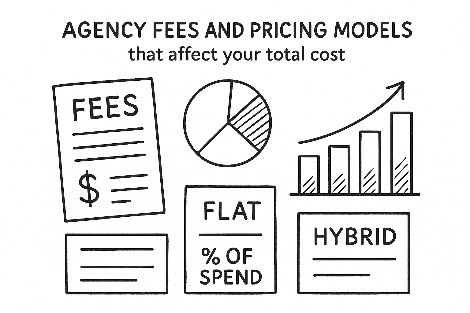Agency fees and pricing models that affect your total cost