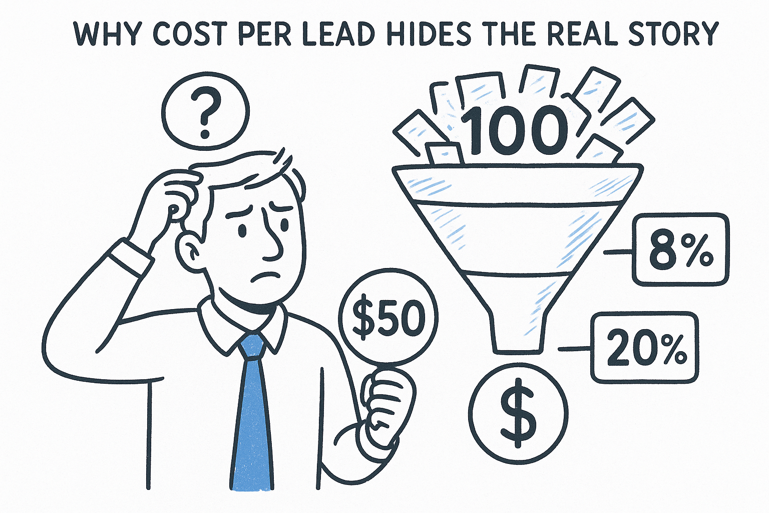 Why cost per lead hides the real story