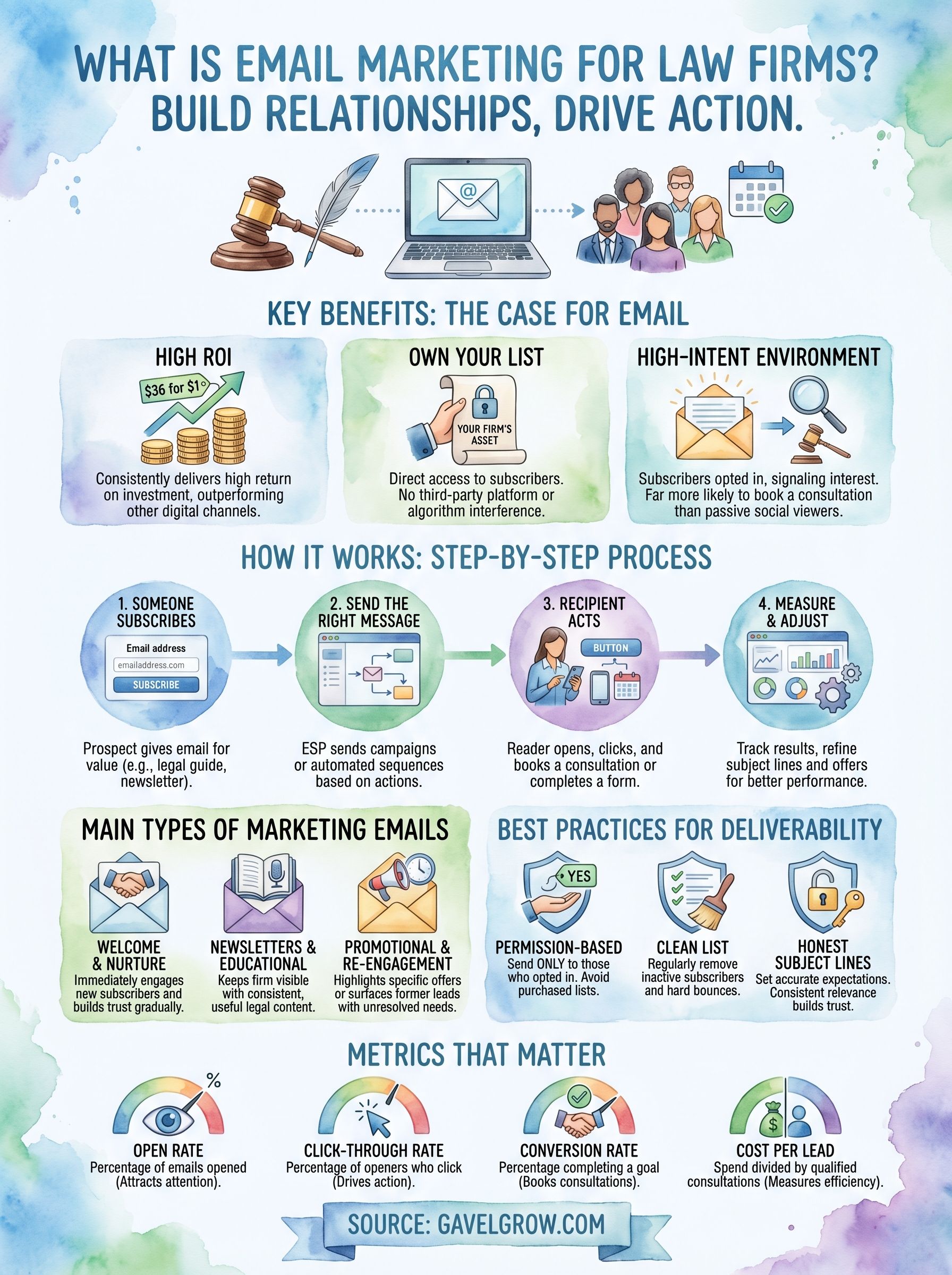 what is email marketing infographic
