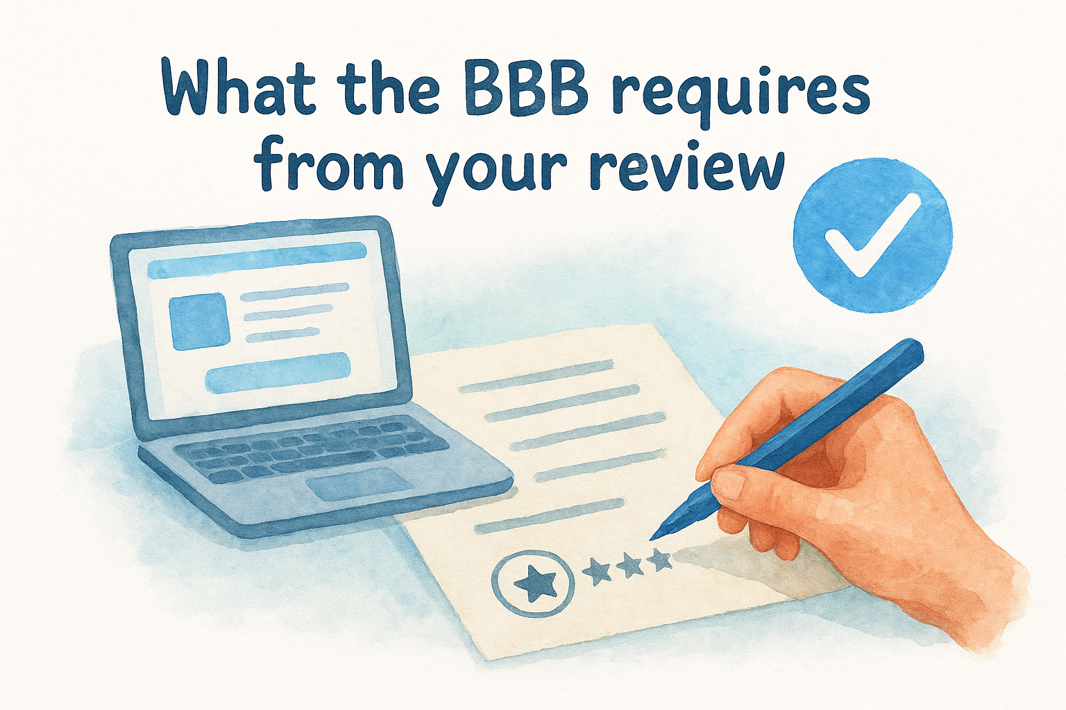 What the BBB requires from your review