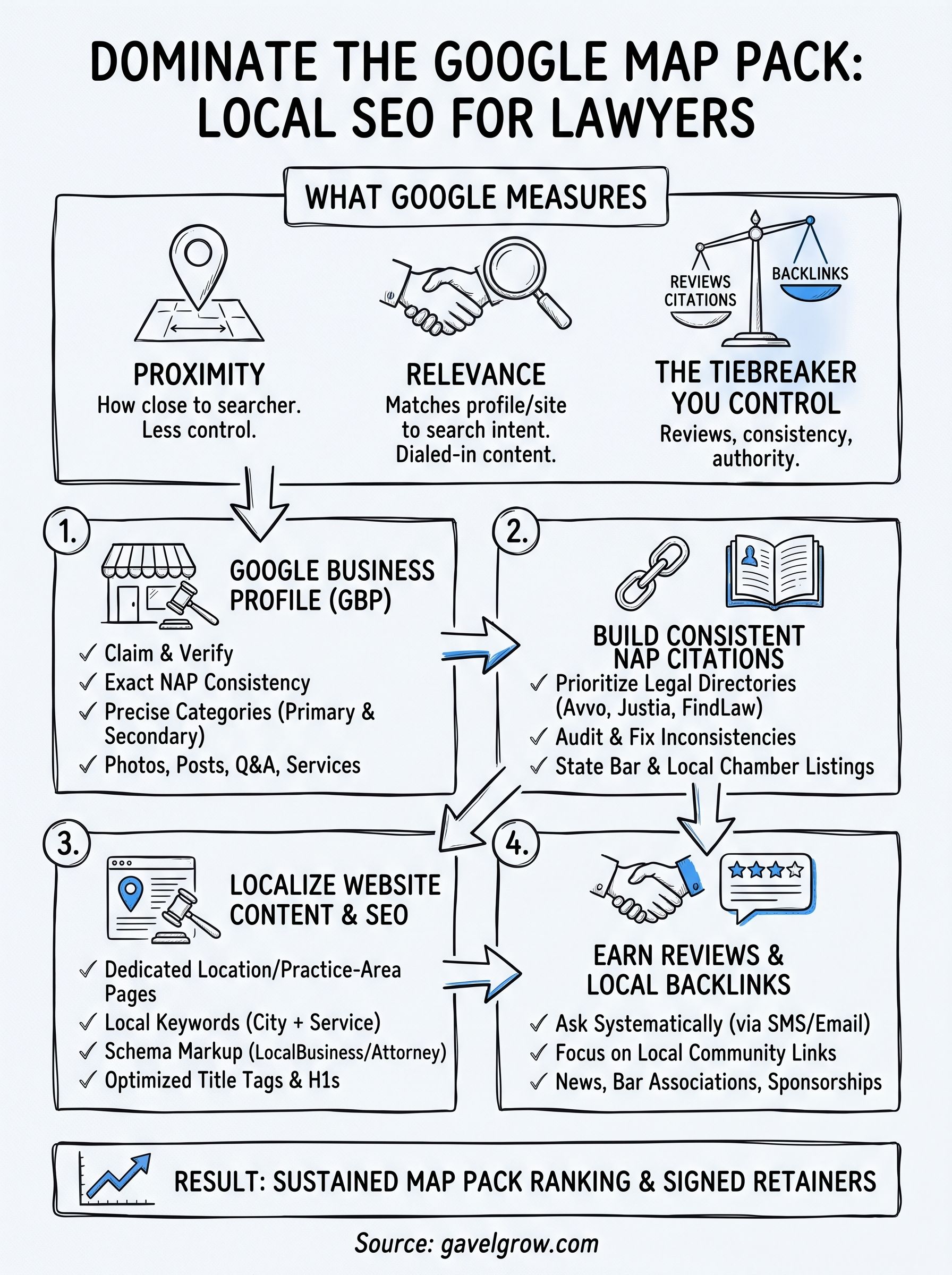 local seo for attorneys infographic