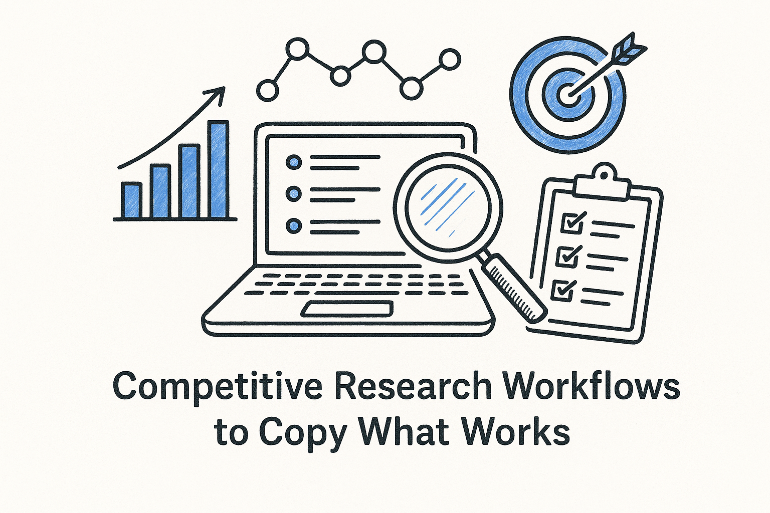 Competitive Research Workflows to Copy What Works
