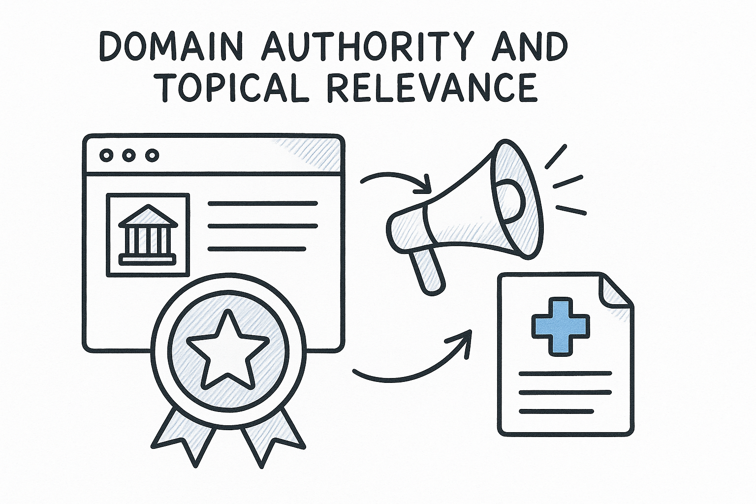 Domain authority and topical relevance