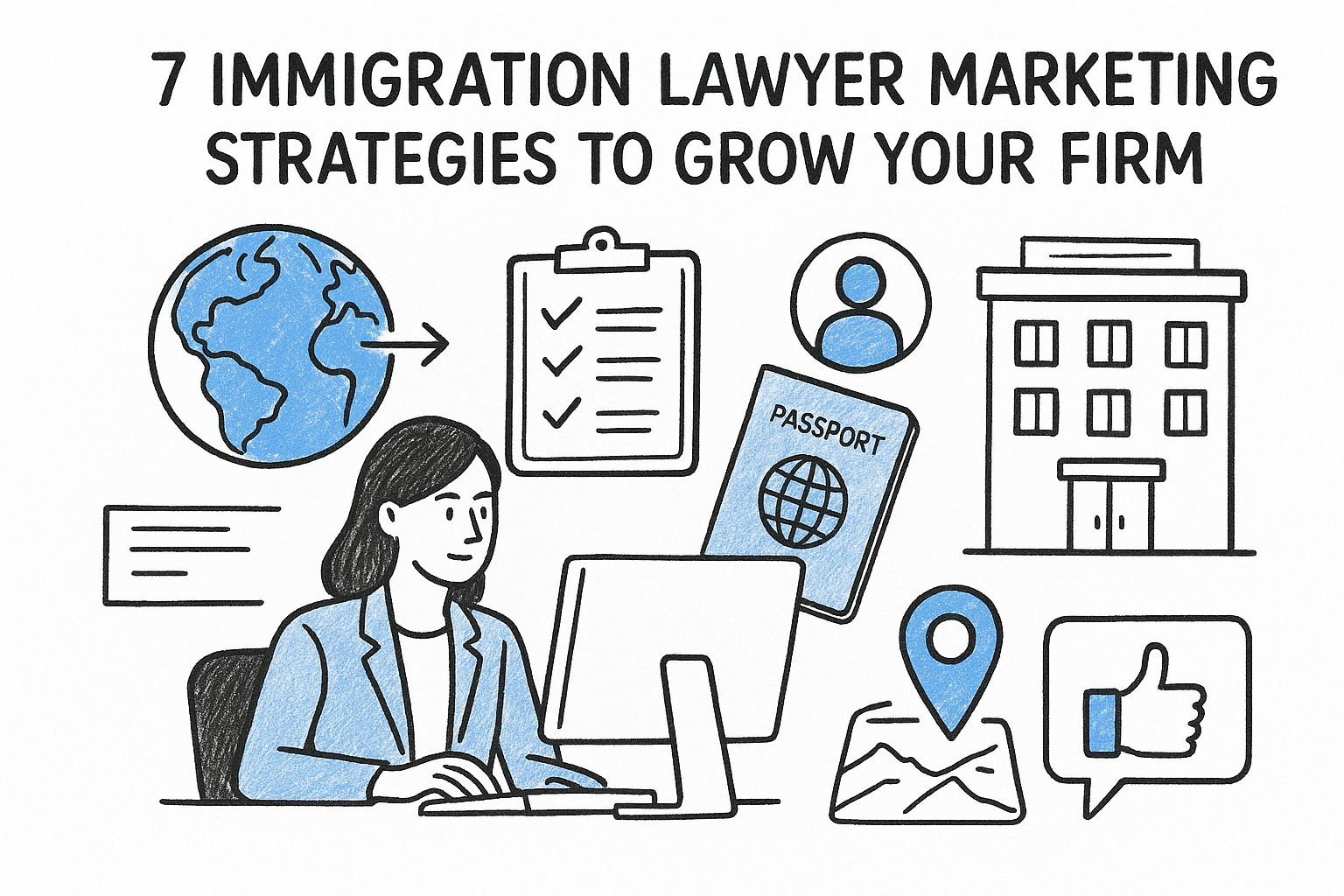 7 Immigration Lawyer Marketing Strategies to Grow Your Firm — featured image