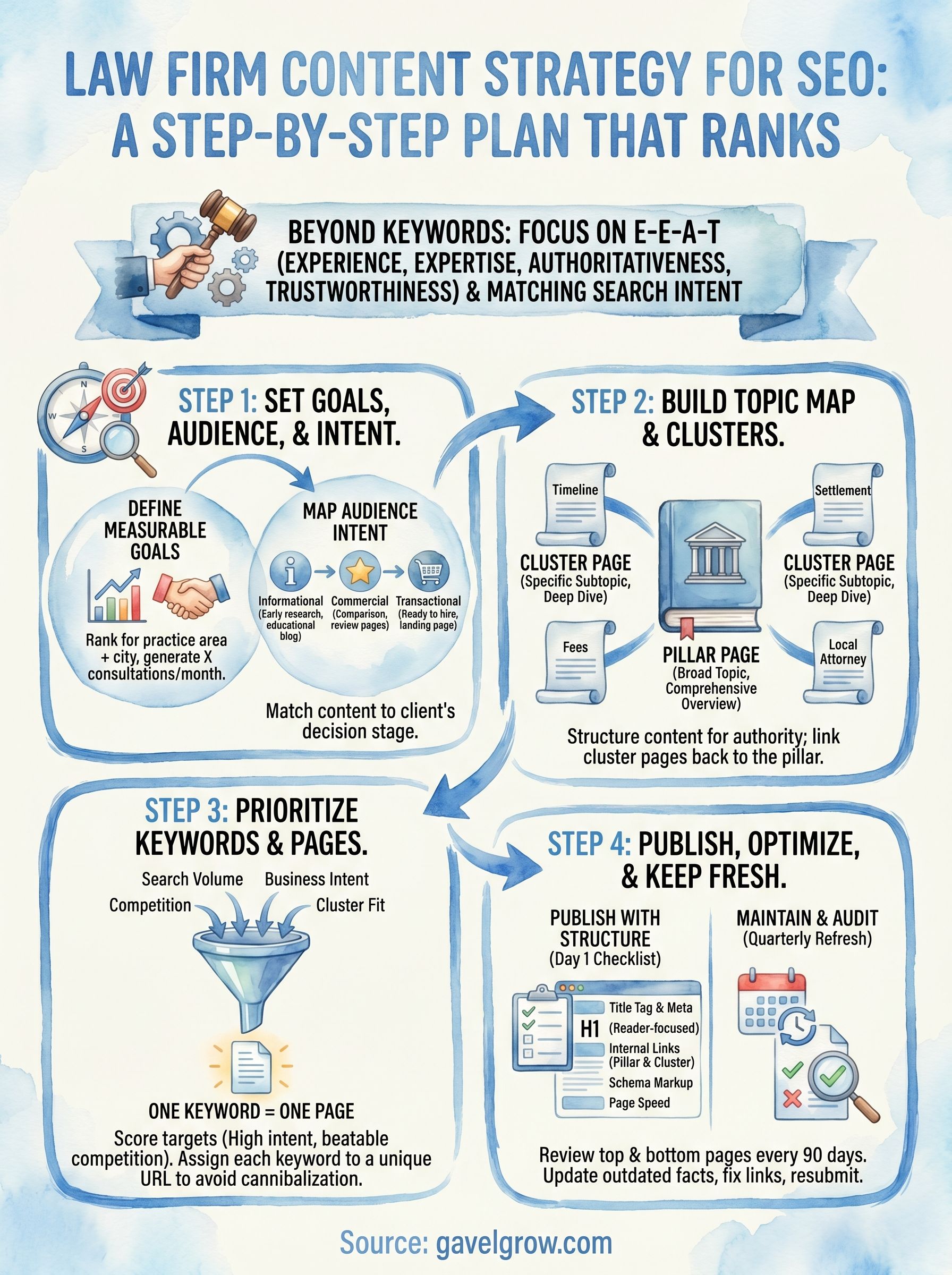 content strategy for seo infographic