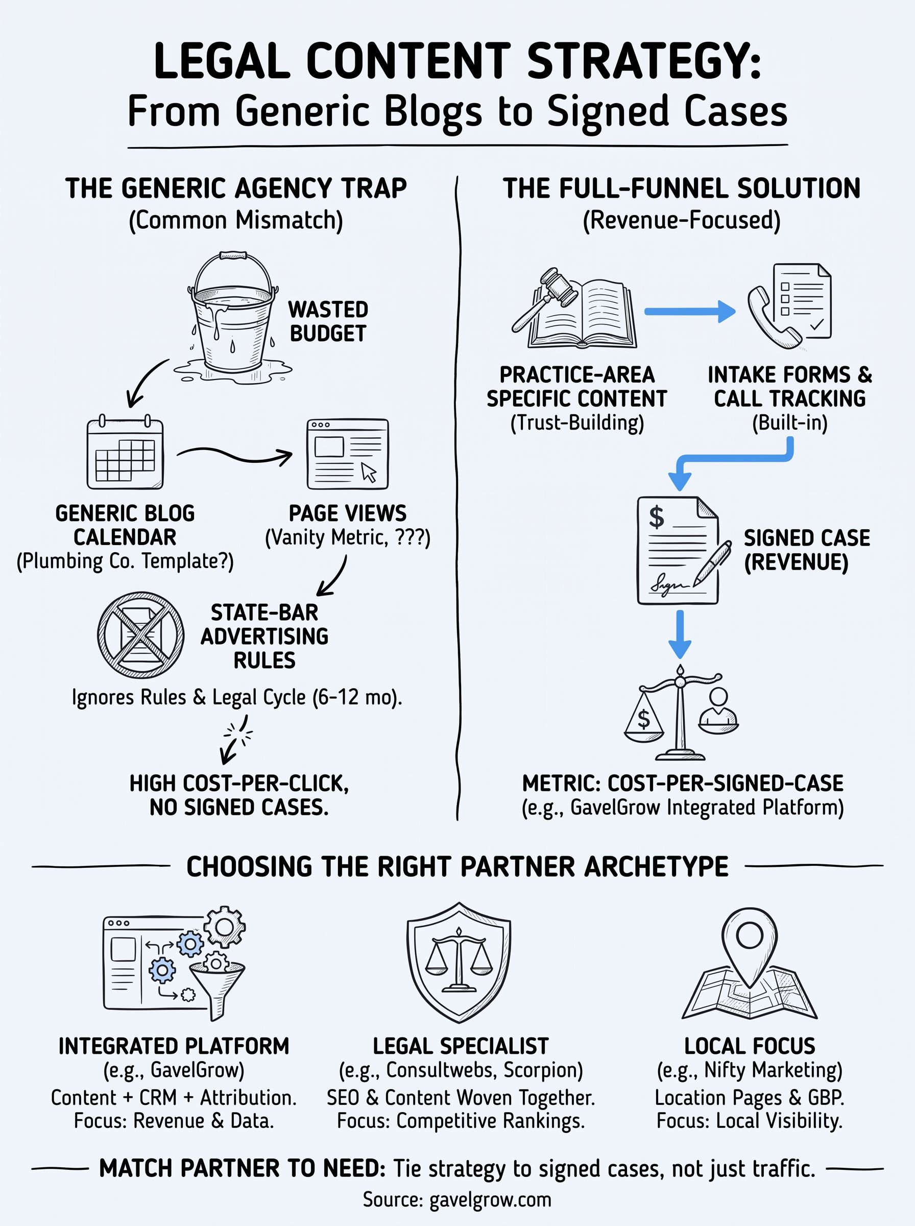 content strategy services infographic