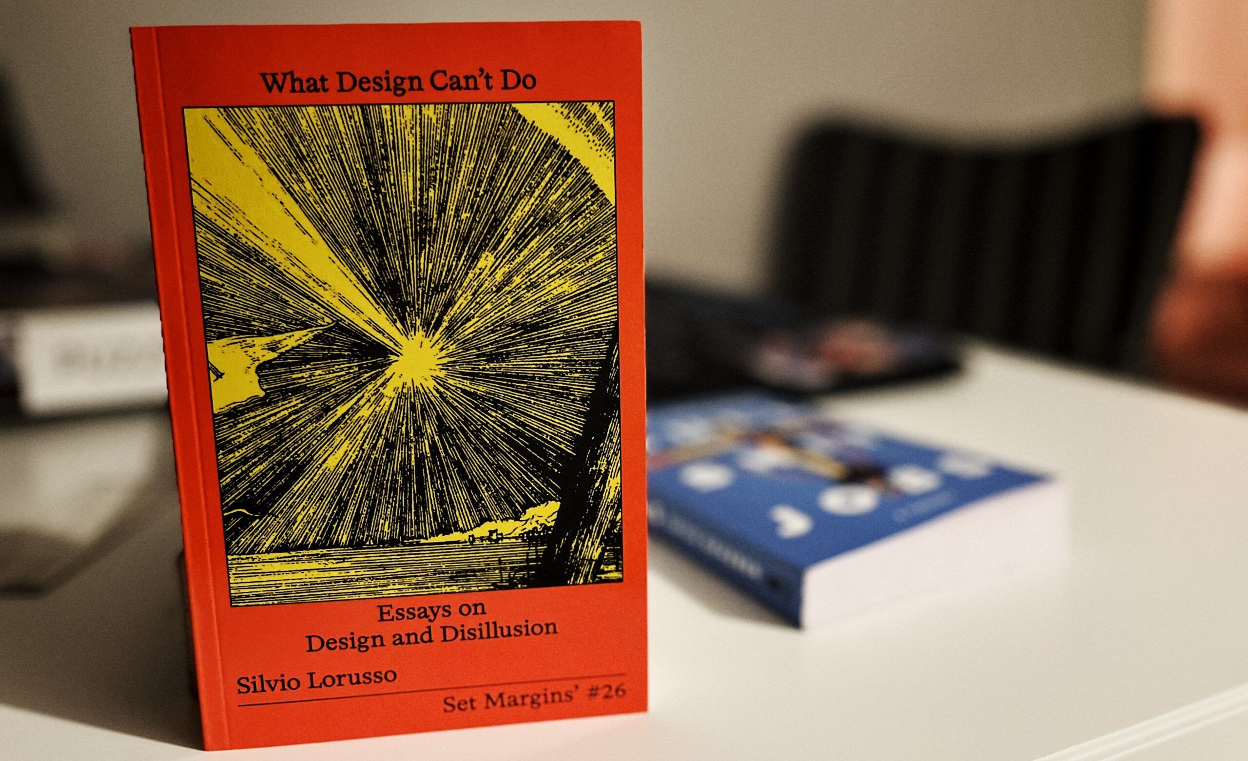A picture of the book "what design can't do"