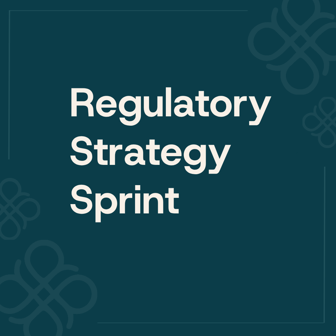 Regulatory Strategy Sprint